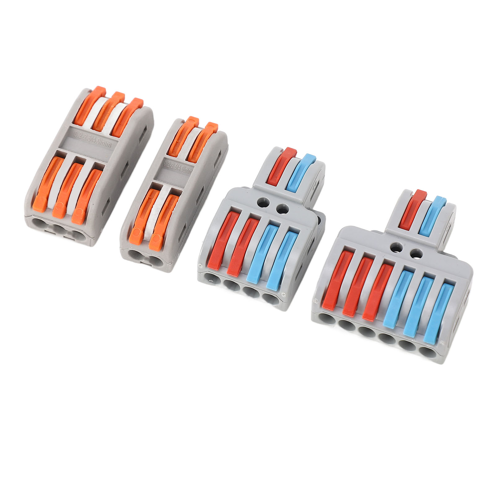 41-teiliges Set Drahtverbinder, 32 A, 500 V, Hebelverbinder, Leiterverbinder, 4 Verschiedene Verbindungsarten