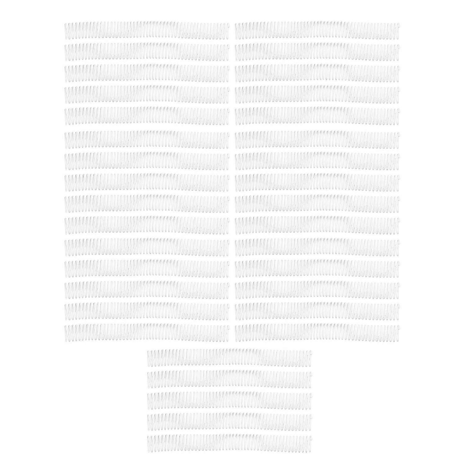 35 Stück A4-papierbindespiralen, 25,4 Mm Durchmesser, 48 Schlaufen, 4:1 Teilung, Kunststoff-spiralbindung, 215 Blatt
