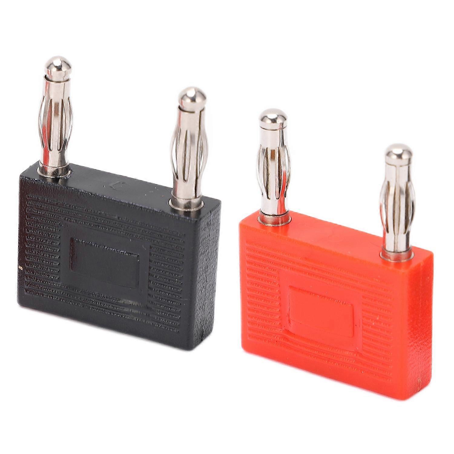 U37 4mm Doppelreihen-bananenstecker 1 Auf 2 Adapter Diy-kabelverbinder 16mm Rastermaß