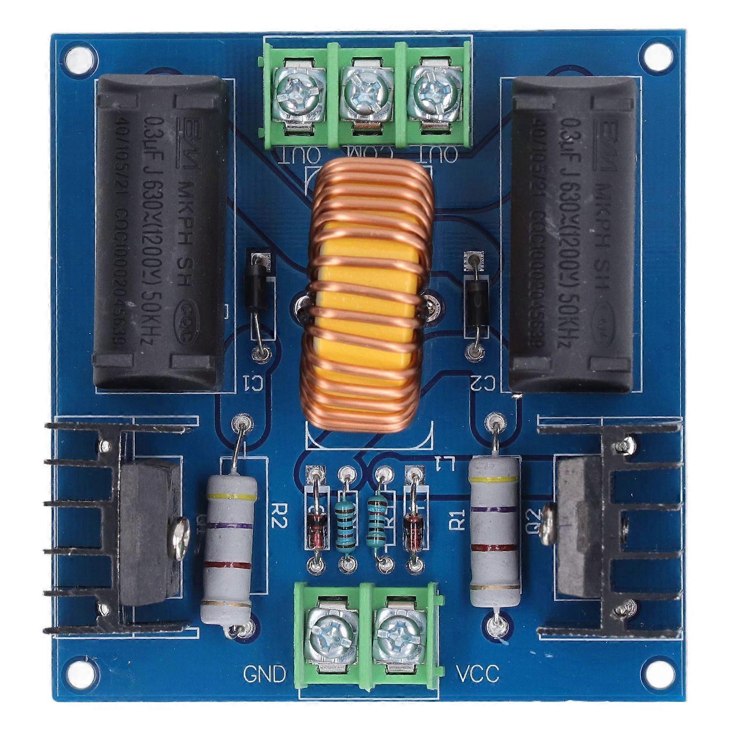 Zvs-treibermodul, 24 V Eingang, Leerlaufstrom 3 A, Abs 300 W Induktionsheizplatine Für Industrielle Anwendungen, Dc 12-3