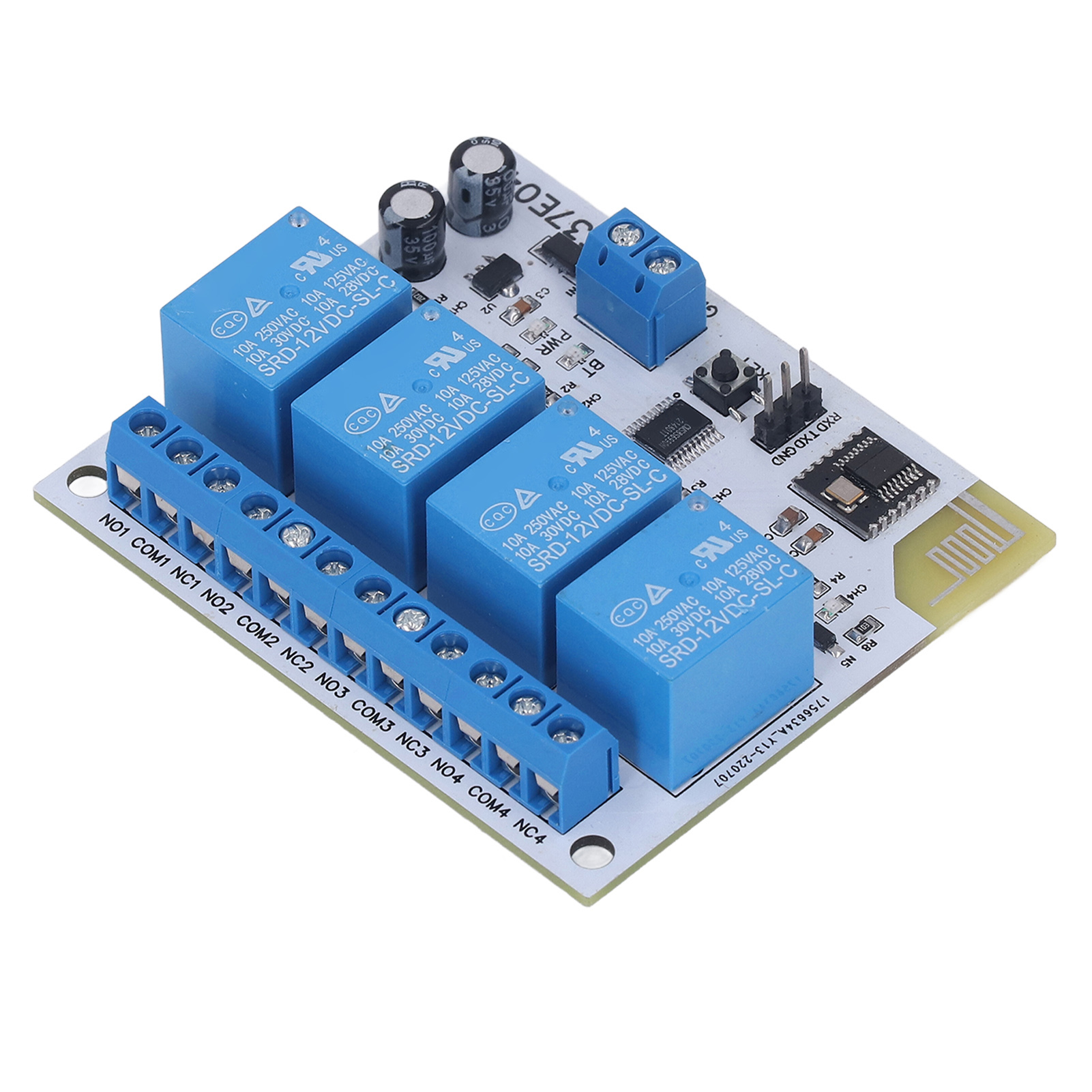 4-kanal-bluetooth-relais-steuermodul, Störungsfrei, 2,4-ghz-funkfernbedienung, Relaispanel, 12 V Dc