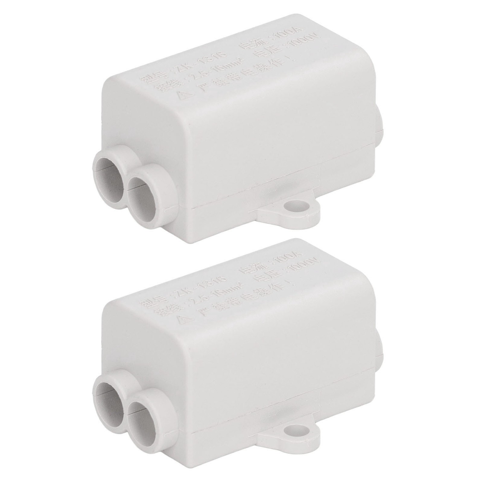 2-teiliges T-förmiges Schraubklemmen-set Für Schraubklemmen, 1000 V, 100 A, Zk-1316