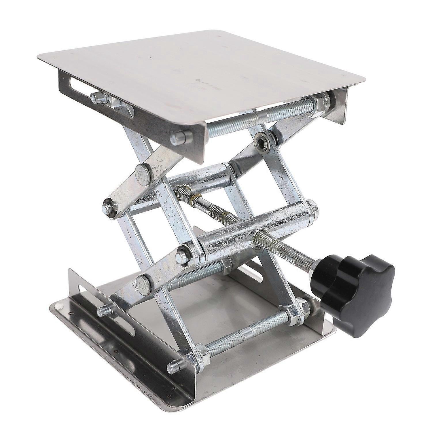 Laborheber-scherenständerplattform Aus Edelstahl, 4 X 4 Zoll, Ausziehbare Höhe 48 Mm–152 Mm, Hubtisch Maximal