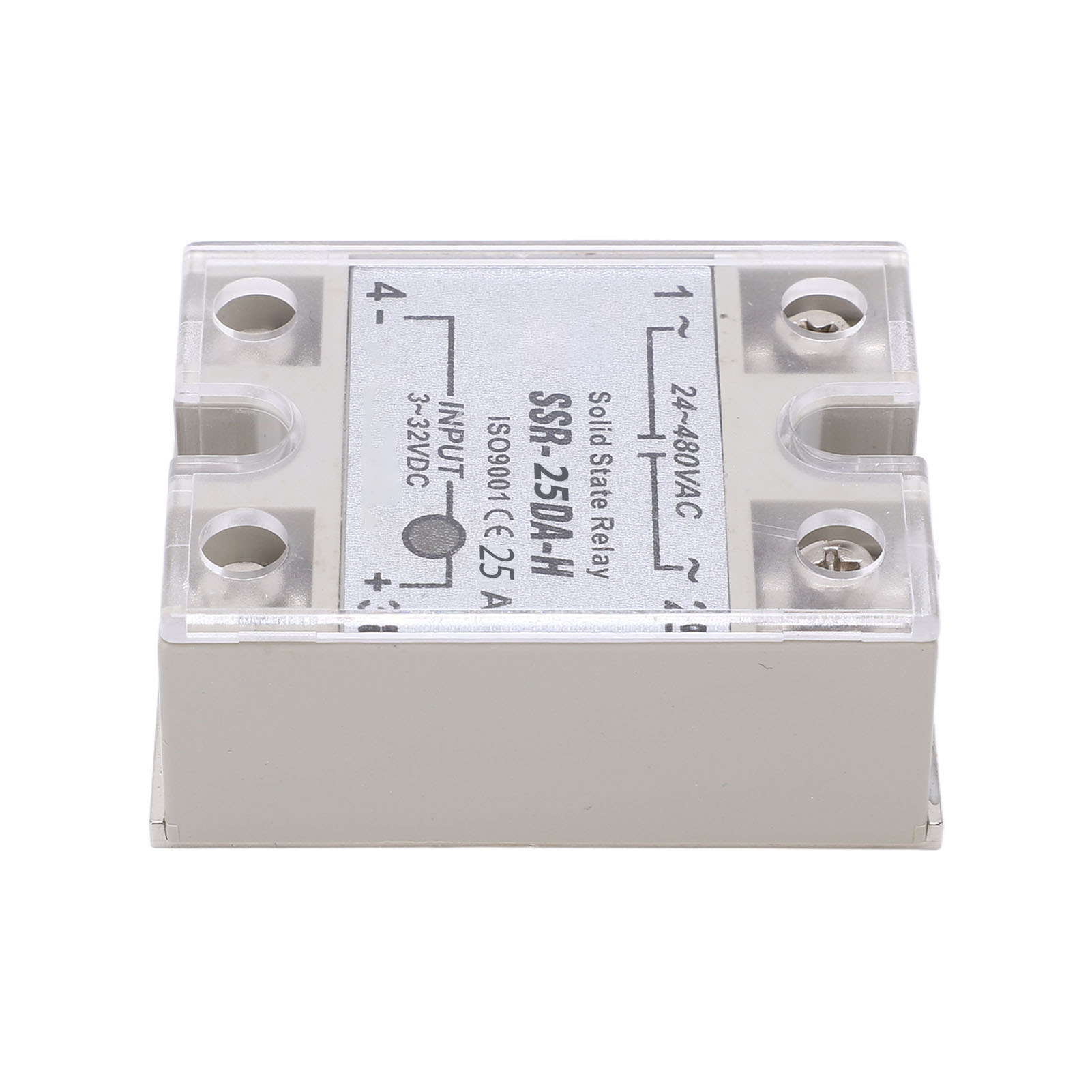 Halbleiterrelais, 1-phasig, Ssr, Spannungsregelung, 25 A, Ac 24–480 V, Steuerspannung 3–32 V Dc