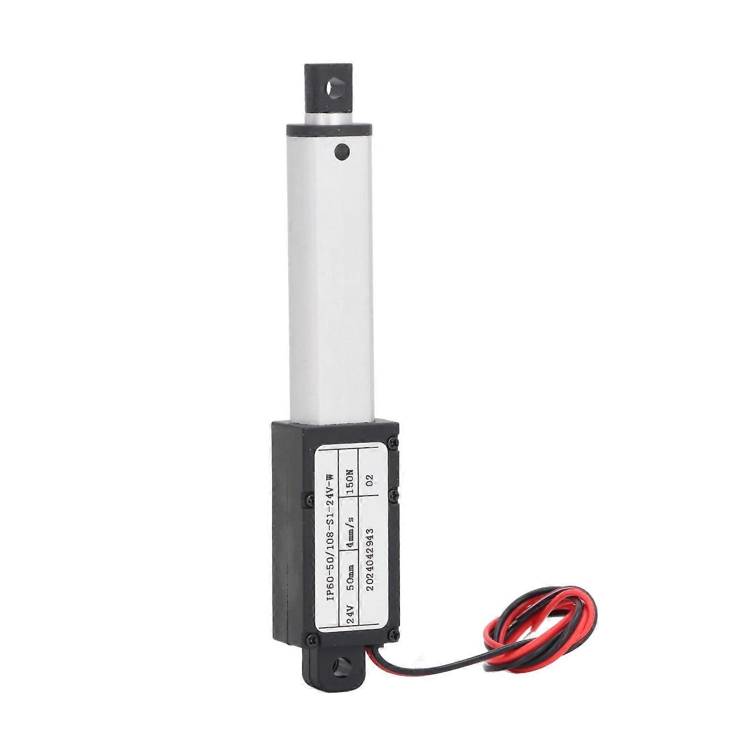 Elektrischer Mikro-linearaktuator, Teleskopisch, Mini-kleinbewegungsaktuator, 150 N, 50 Mm Hub, Dc 24 V, 4 Mm/s