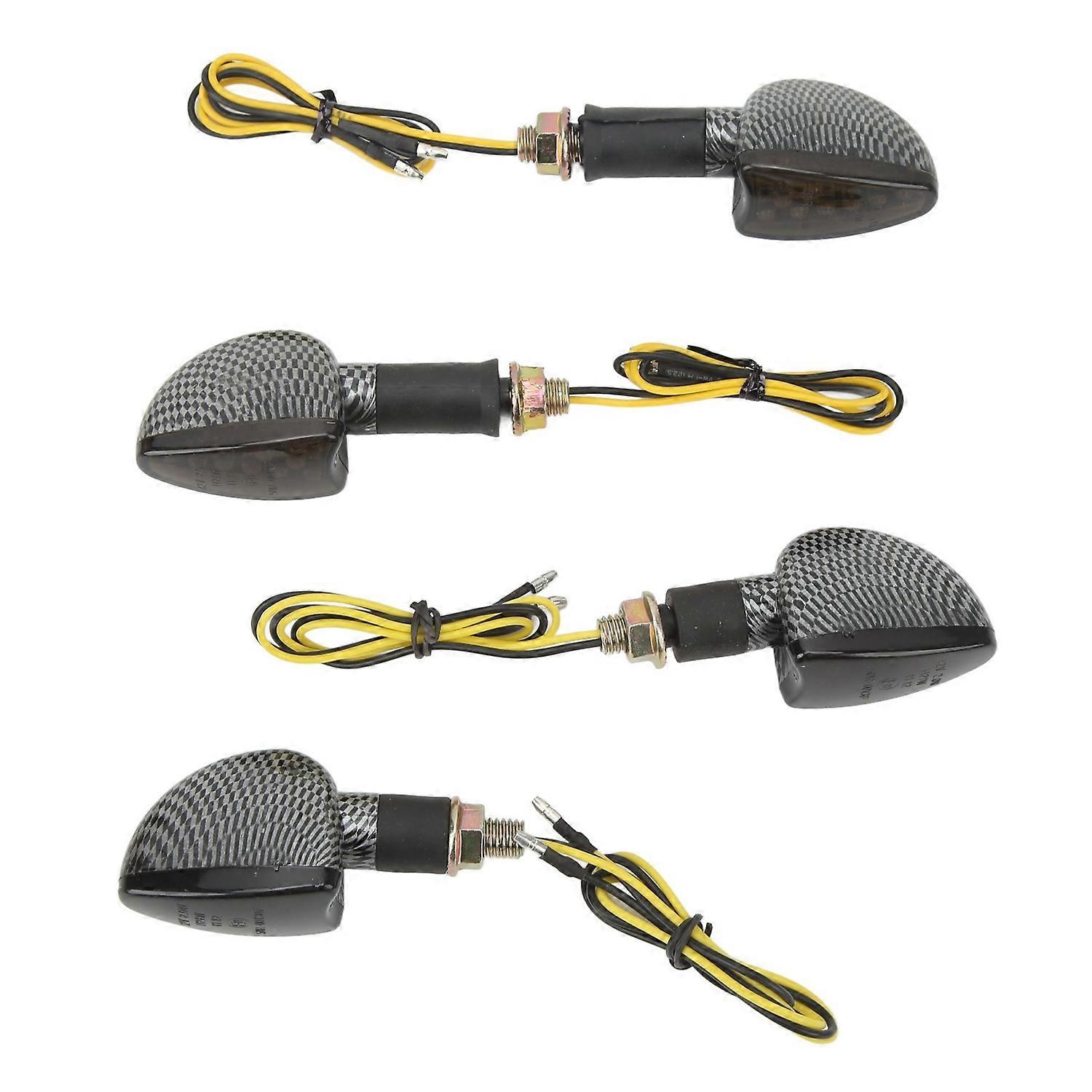 4er-set Motorrad-blinker Vorne Und Hinten, Wasserdicht, Helles Licht, Universeller Ersatz Für Su