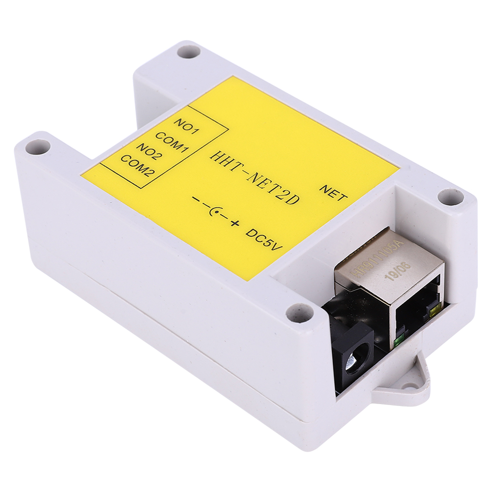 Ip-netzwerk-relaismodul Mit 2 Kanälen Und Fernbedienung Für Smart-home-steuerung, Dc5v Hht Net2d