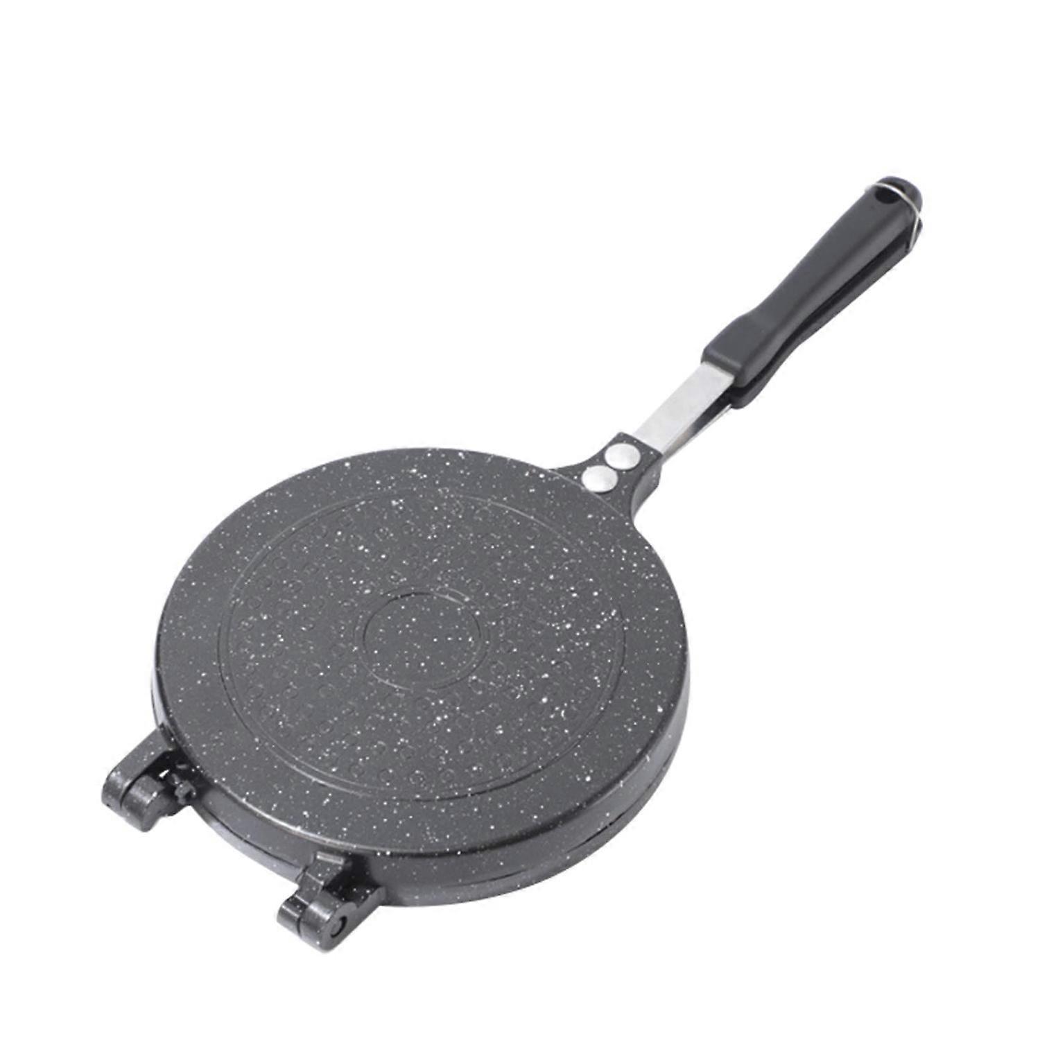 Doppelseitige Bratpfanne, Antihaftbeschichtet, Ideal Als Pfannkuchenpfanne, Sandwichbackform Oder Einfach Zu Reinigen, Aus Aluminiumlegierung
