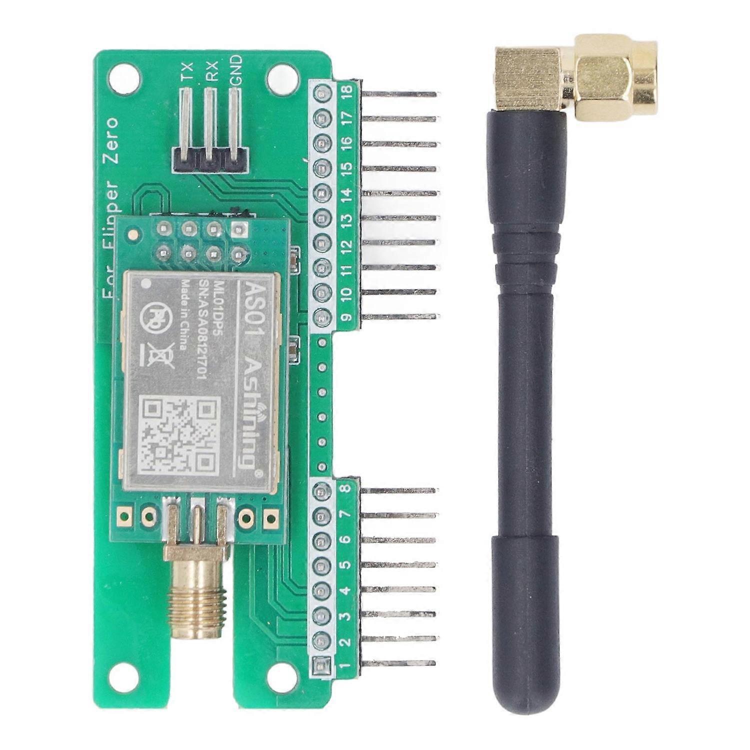Flipper-modifikationsmodul Pcb Gpio-modul Nrf24-platine Mit Antenne Für Sniffer Mouse Jacker