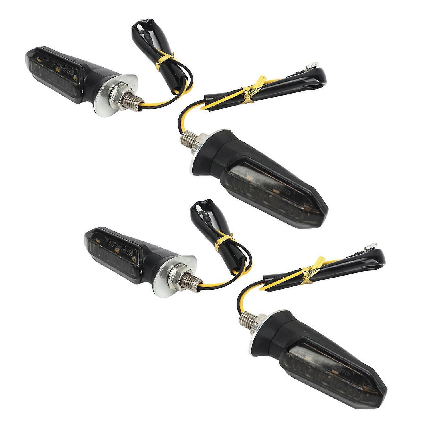 Stück Led-blinker Für Motorräder, Mini-vorder- Und Rückblinker, Wasserdicht, Universell Für Strandroller