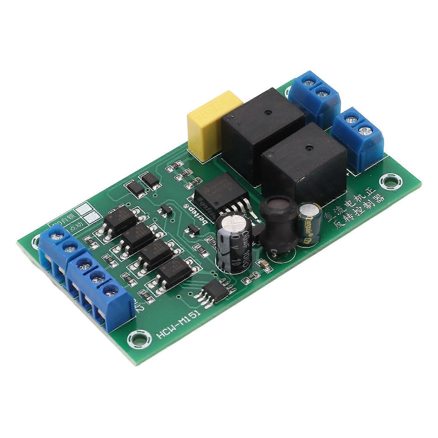 Motoransteuerplatine Cw Ccw Drehregler Steuermodul Weitbereichsspannung Dc 6–40 V P1 Momentan Hoch