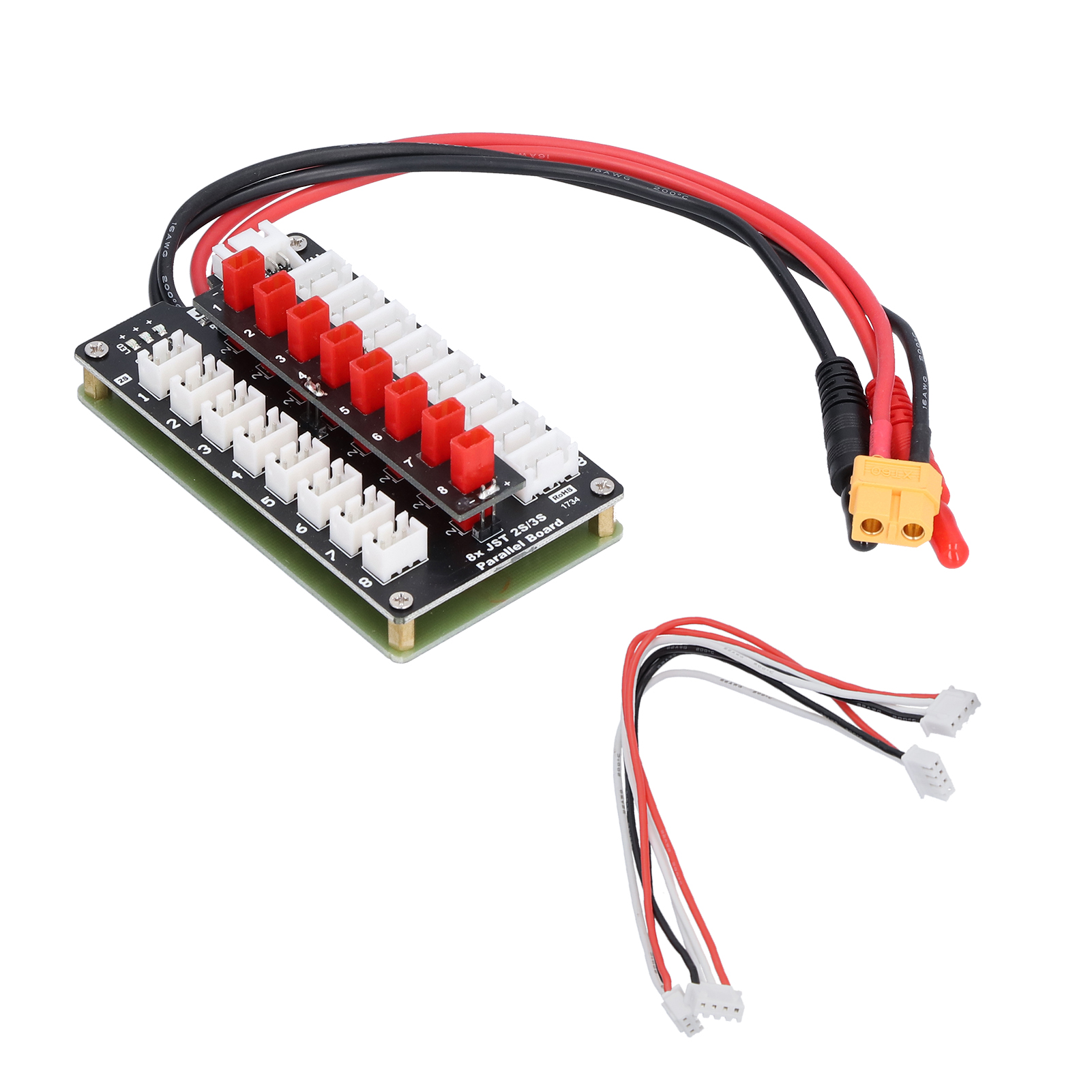 Lipo-ladeplatine Mit Jst-stecker Xh 2s/3s Lithium-akku-parallelplatine Für Gängige Imax B6 B6ac Ladegeräte