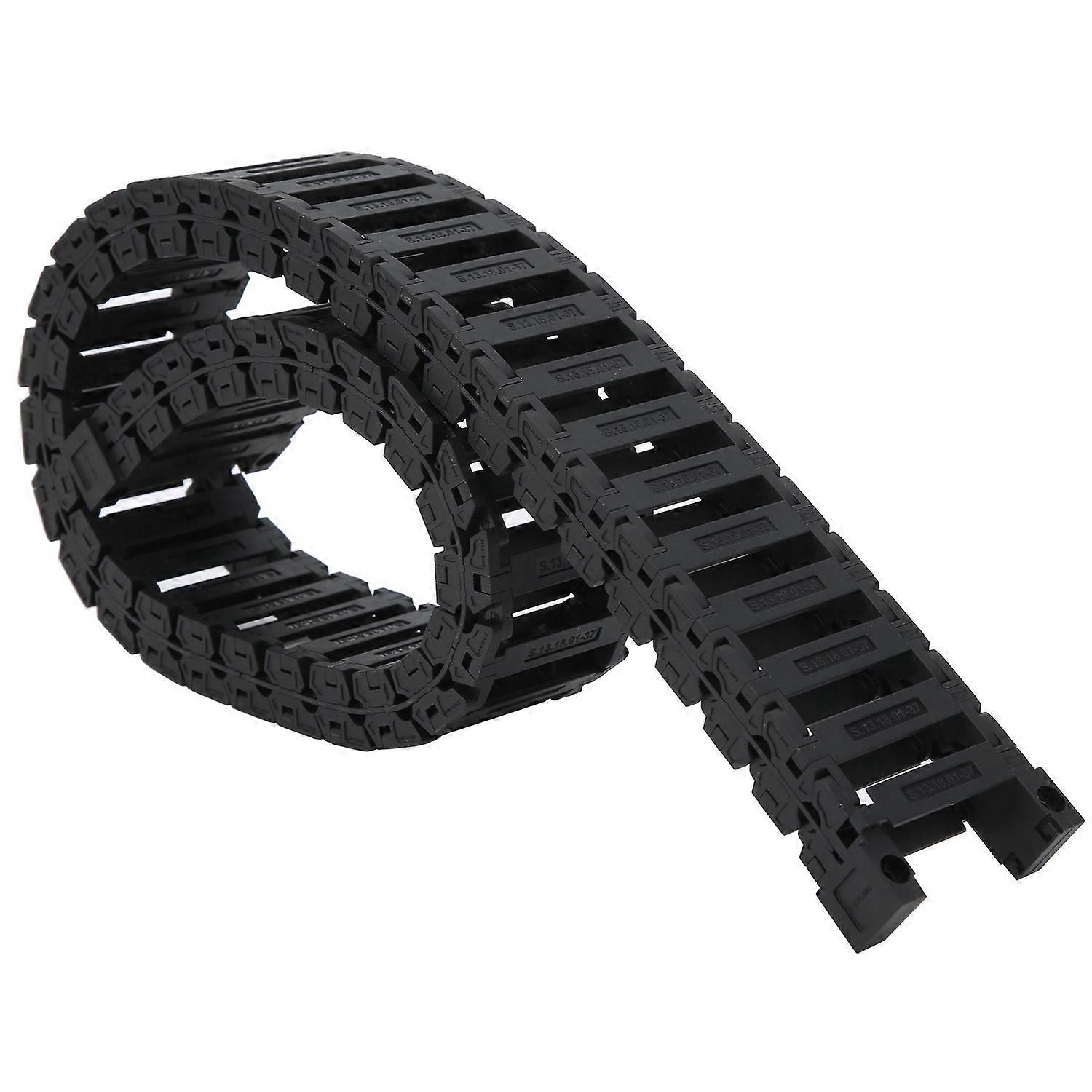 Kabelschleppkette, Geräuscharm, Nylon-drahtträger, Abnehmbar, S13 X 37, 0,7 Meter