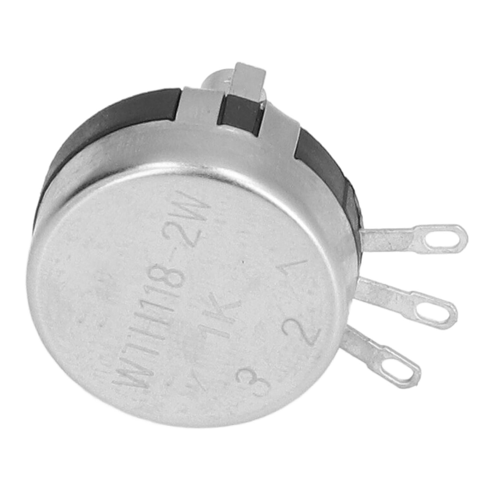 20-teiliges Potentiometer-sortiment, Eingängig, Kohleschicht, Drehpotentiometer, Kegelpotentiometer Wth118‑2w1k