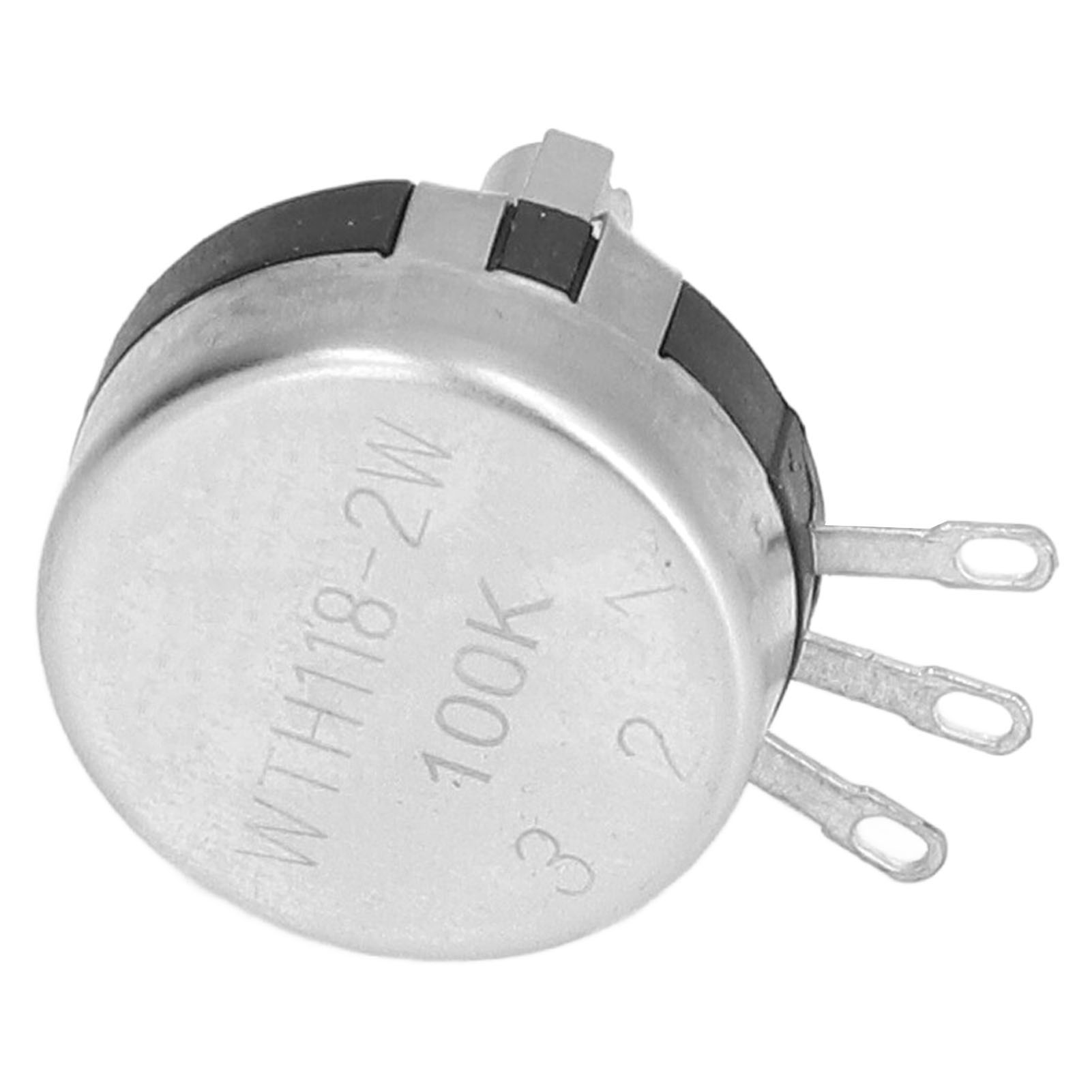 20-teiliges Potentiometer-sortiment, Eingängig, Kohleschicht, Drehpotentiometer, Kegelpotentiometer Wth118‑2w100k