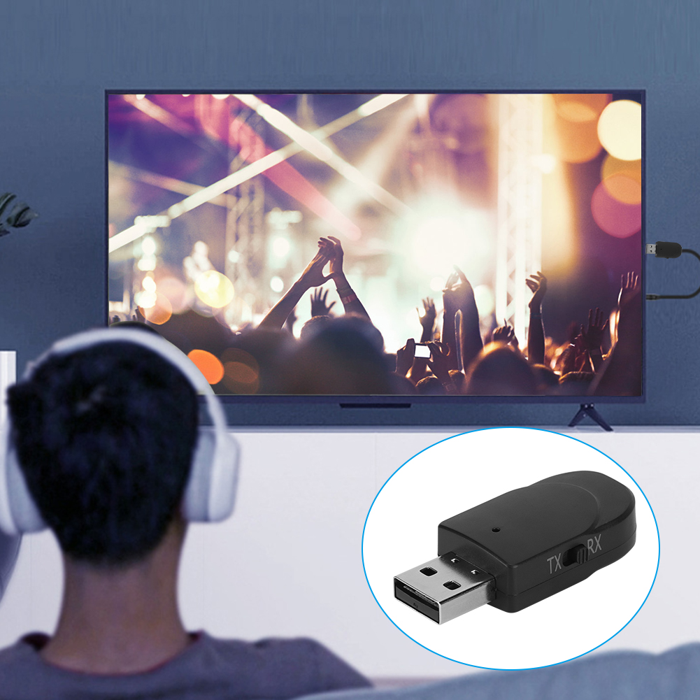 Bluetooth-audioempfänger Und -sender 2-in-1 Usb-stereo-musik-funkadapter Für Auto, Tv Und Computer