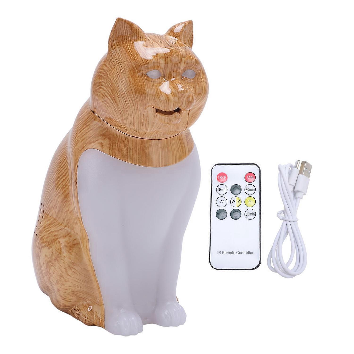 Katzen-nachtlicht, Niedliche Dekolampe, Usb-ladefunktion, Dimmbar, Fernbedienung, Nachttischlampe Mit Sound.