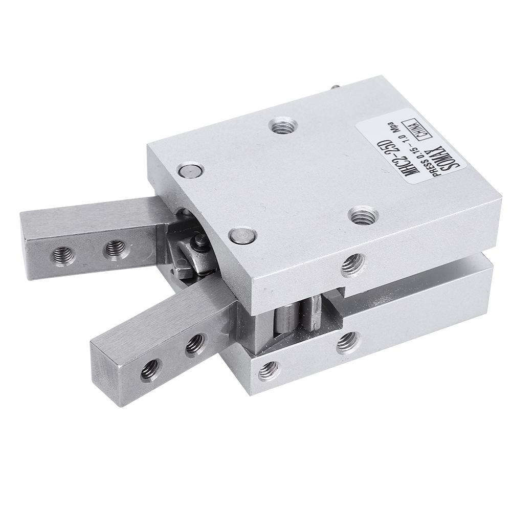 Doppelkolben-fingerzylinder Aus Aluminiumlegierung, Pneumatischer Zylinder, 0,7 Mpa