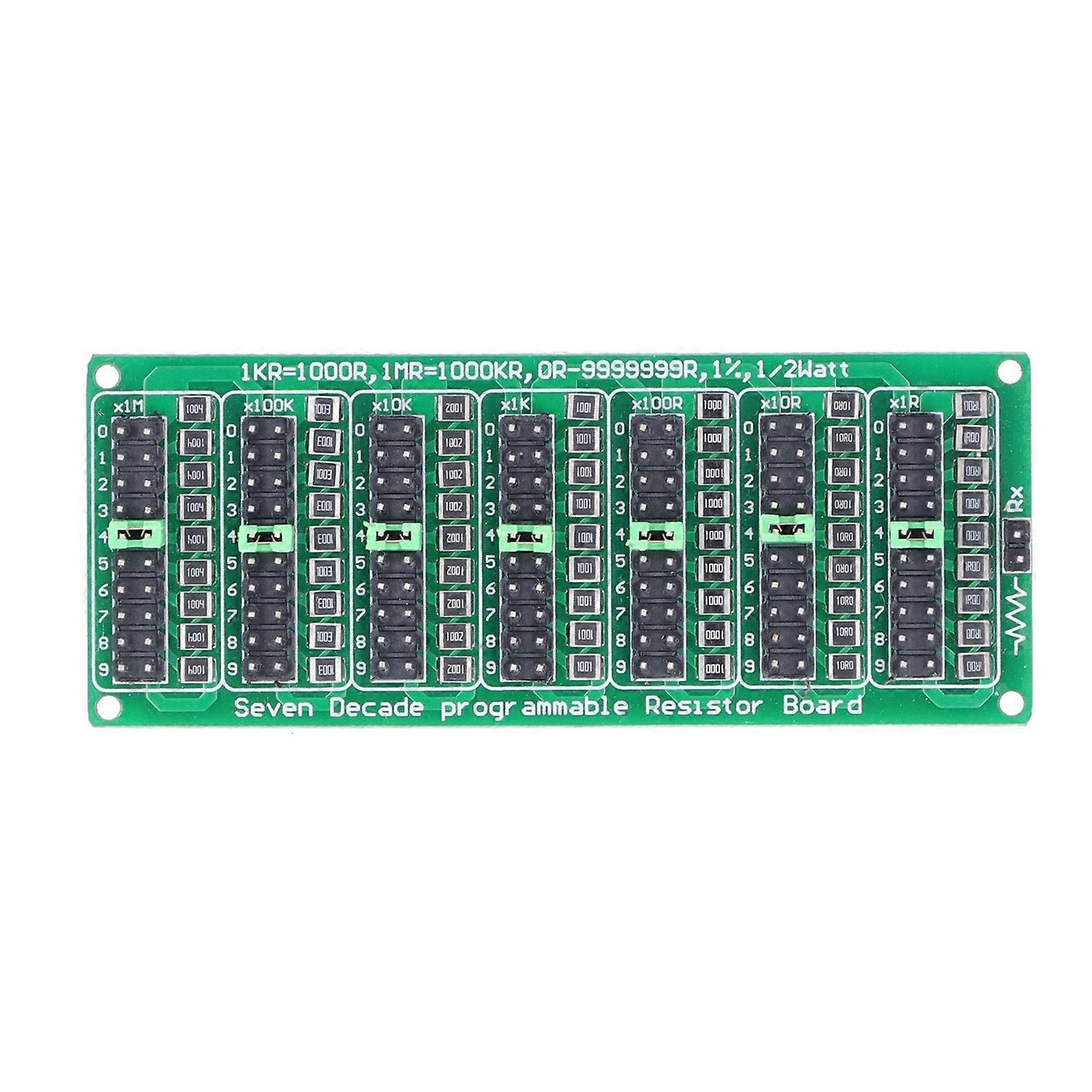 Programmierbare Widerstandsplatine 1r Bis 9999999r, 8-teilig, 0,1r, Kostengünstiges Und Präzises Elektronisches Bauteil