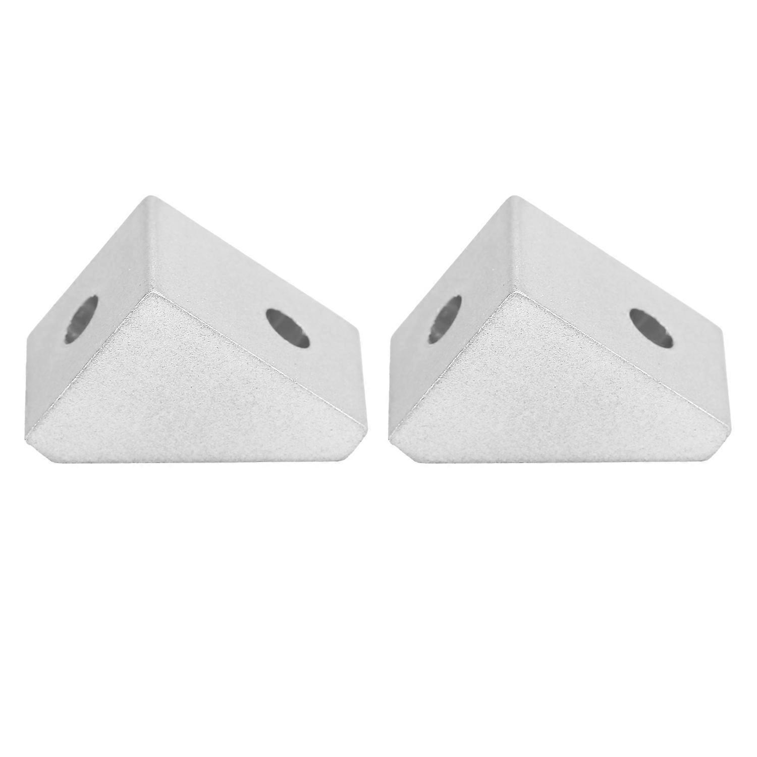 Stück Inneneckverbinder Aus Aluminium, Rechtwinkliges Dreieck, 320400010002, 15 X 19 Mm