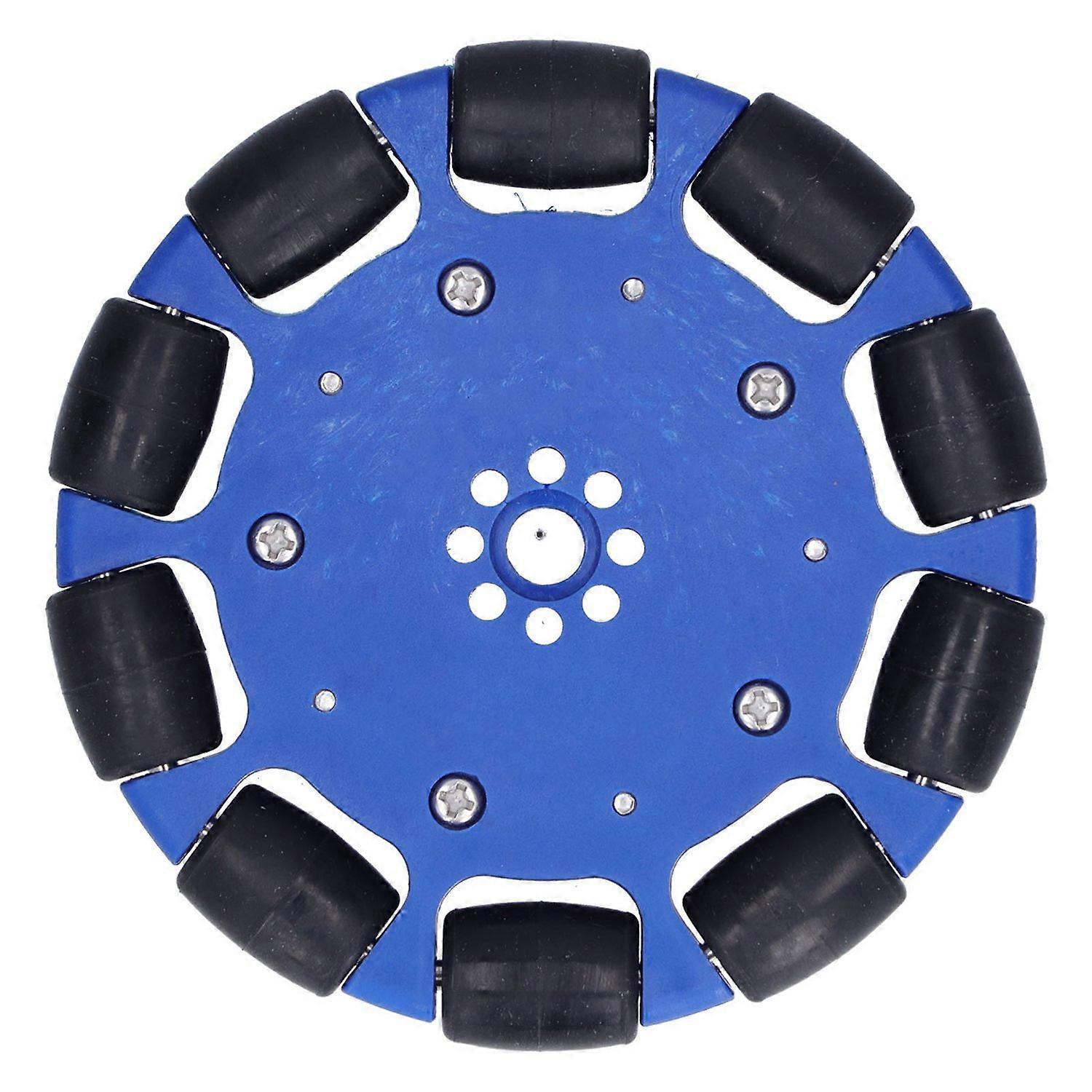 100-mm-omnidirektionalrad, Neopren-antriebsrollen, Omni Smart Robot Car Zubehör, 8-mm-loch