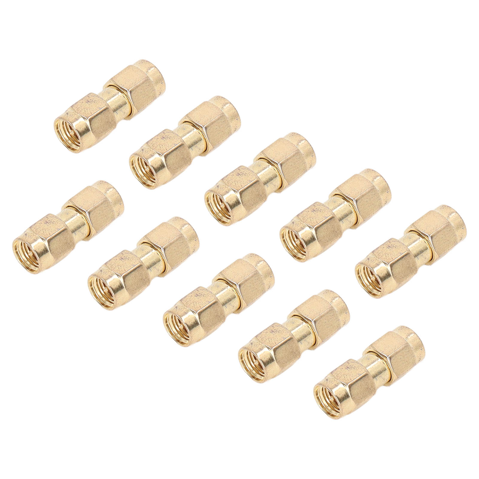 10-teiliges Hf-koaxialkabel-adapterset (smajj Stecker Auf Stecker)