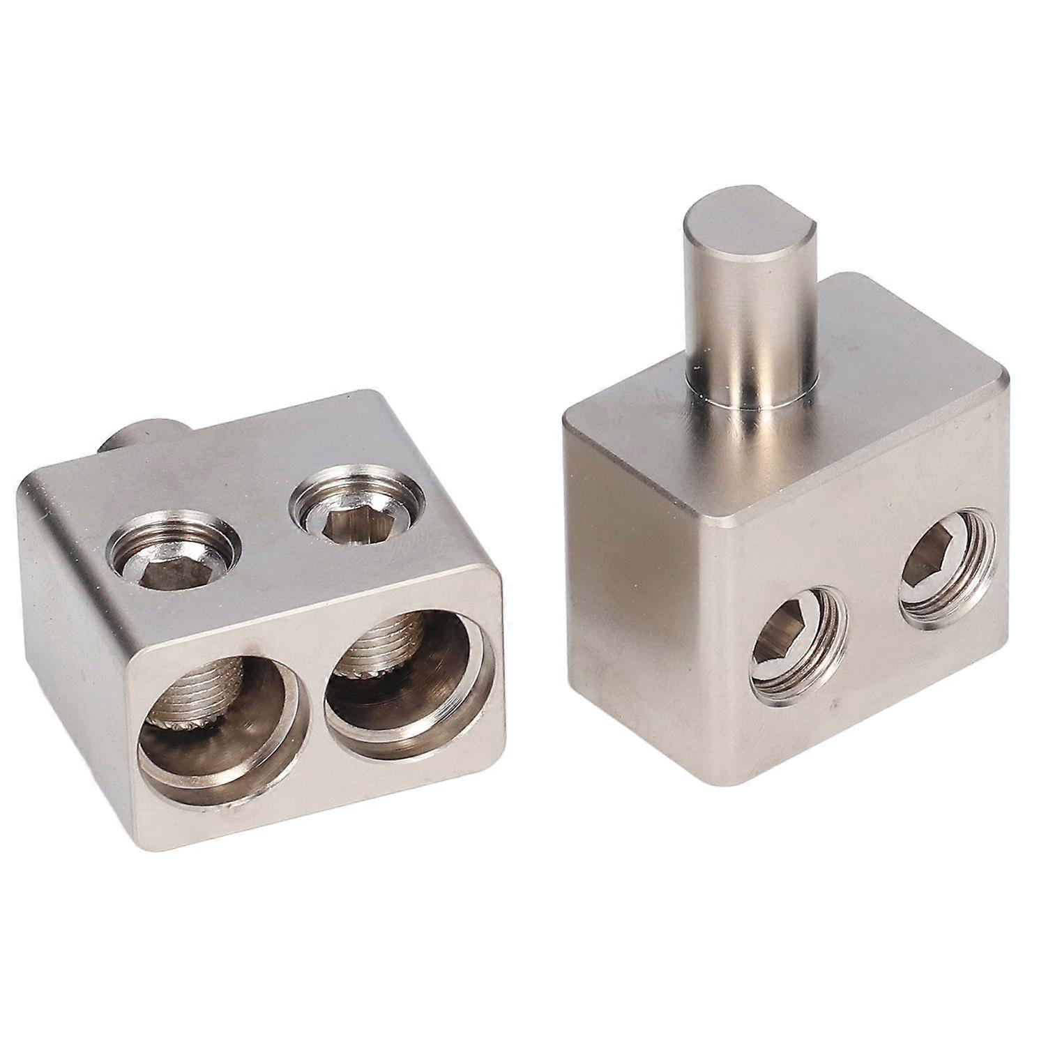 Stück Auto-audioverstärker Dual 1/0 Gauge Auf 1/0 Gauge Verstärker-eingangsreduzierer Entladeflasche Einpunkt