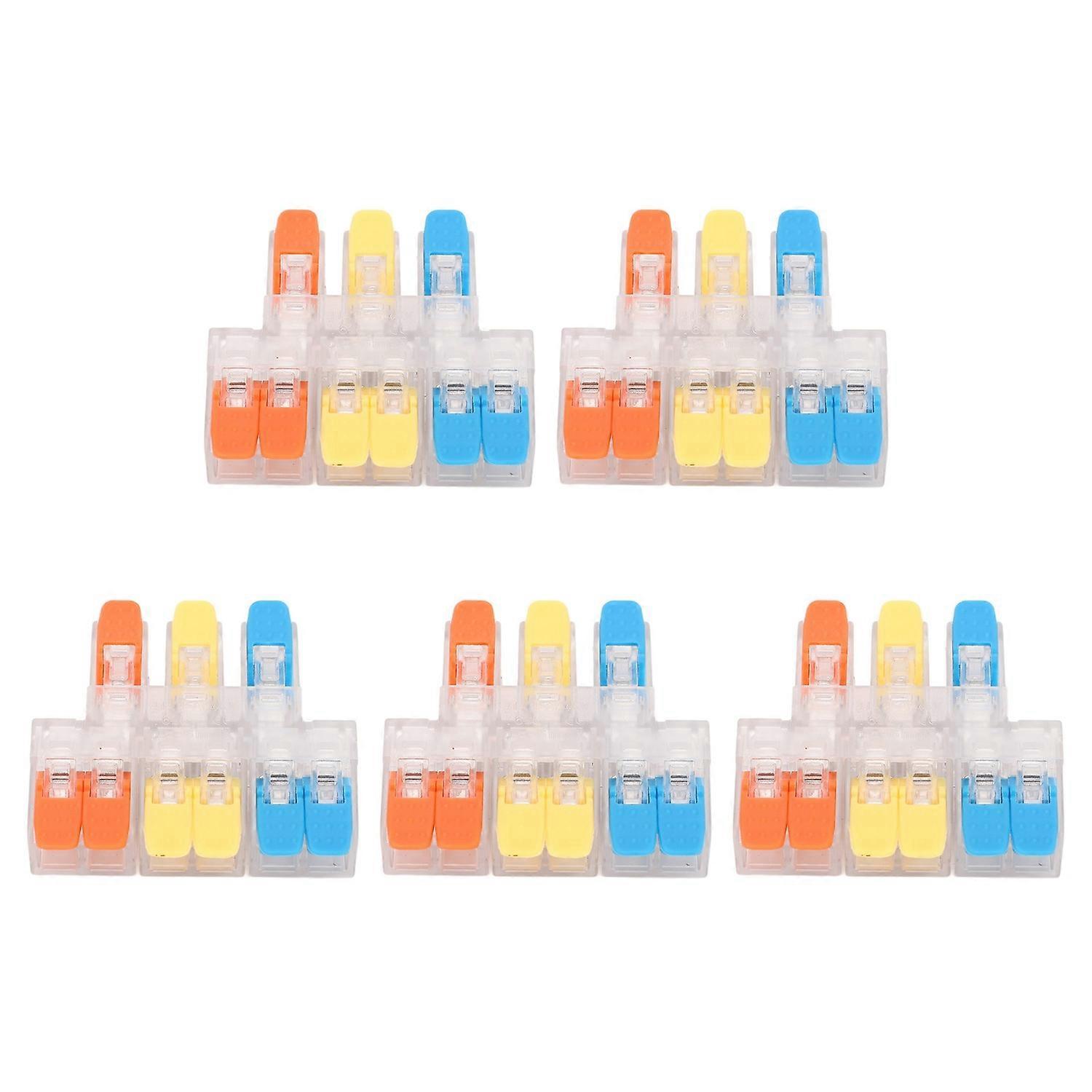 Stück 3-in-6-out-elektrokabelverbinder 41a 450v Schnellverdrahtungs-spleißverbinder Für 0,5–6 Mm²