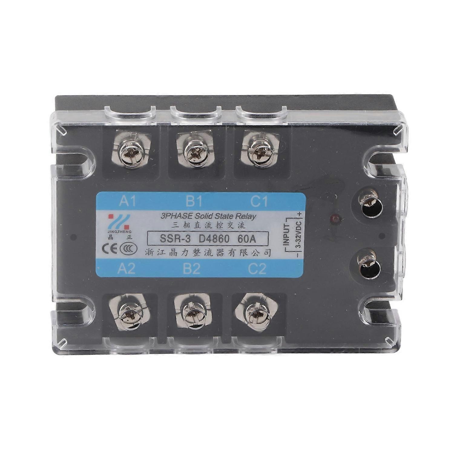 3-phasen-halbleiterrelais Ssr-3 D4860 60a Dc‐ac 480v Verteilungssteuergerät