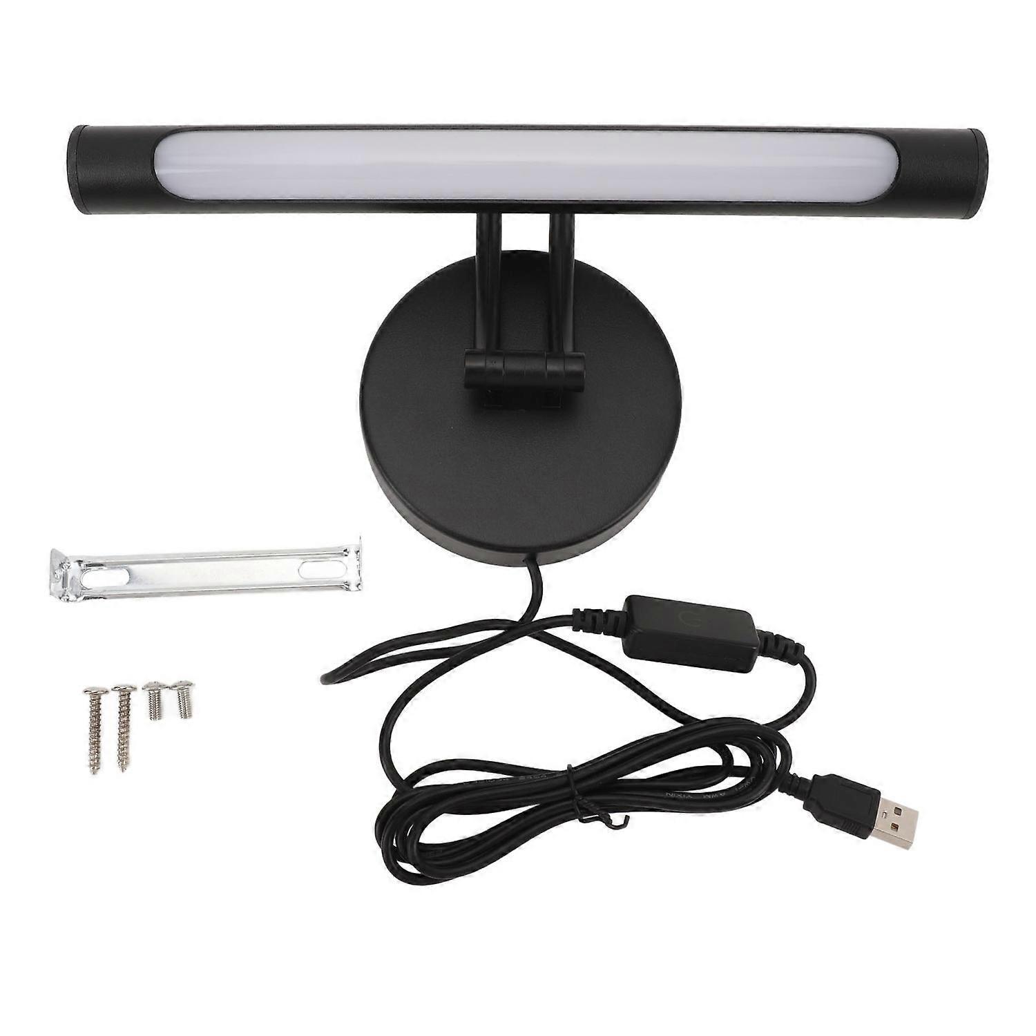 Led-schminktischleuchte, 3cct 3000k Bis 6000k, Stufenlos Dimmbar, Mehrfach Verstellbarer Winkel, Usb-stromversorgung, Modern