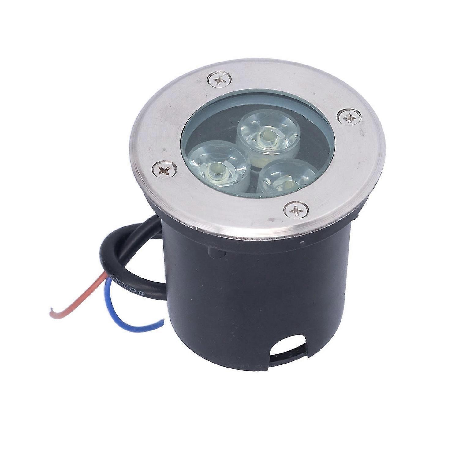 Wasserdichte Led-gartenleuchte Aus Edelstahl Mit Warmem Licht, Ideal Für Plätze, Parks Und Malerische Orte.