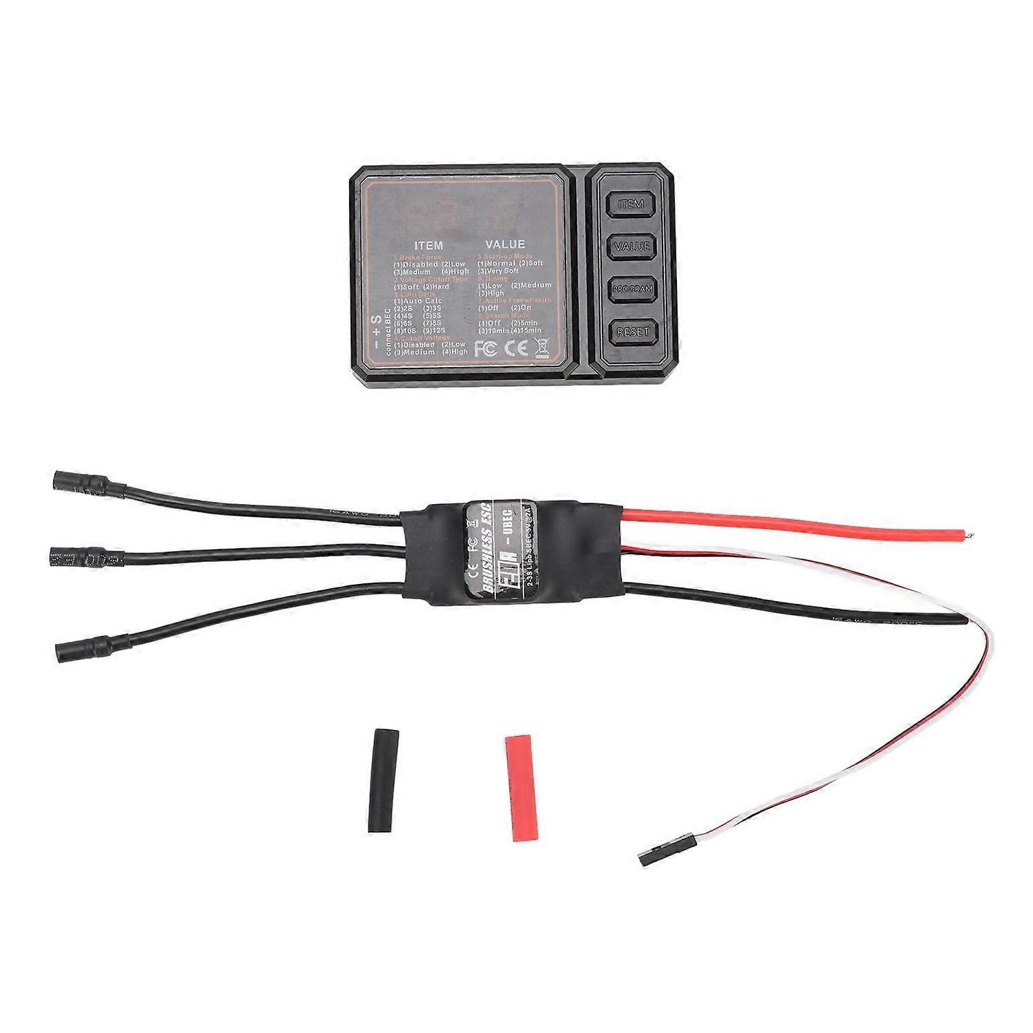 Rc Brushless-regler, 20a 2-3s Lipo Eingang, 5v 2a Bec Ausgang, Regensicher, Bürstenloser Elektrischer Drehzahlregler