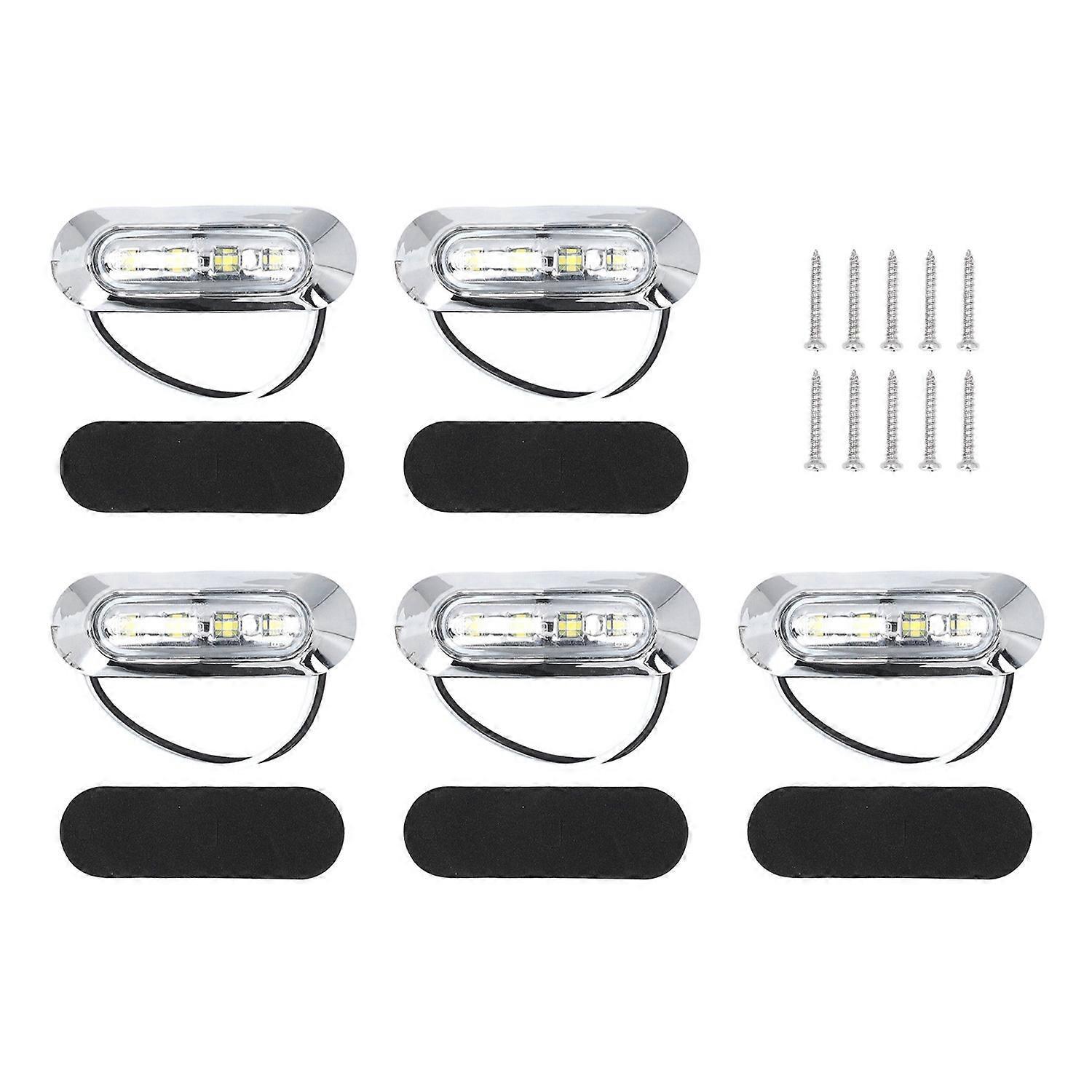 5er-set Led-positionsleuchten Ip67 Wasserdicht Superhelle Seitenblinker Für Fahrzeuge Und Boote Dc10‑