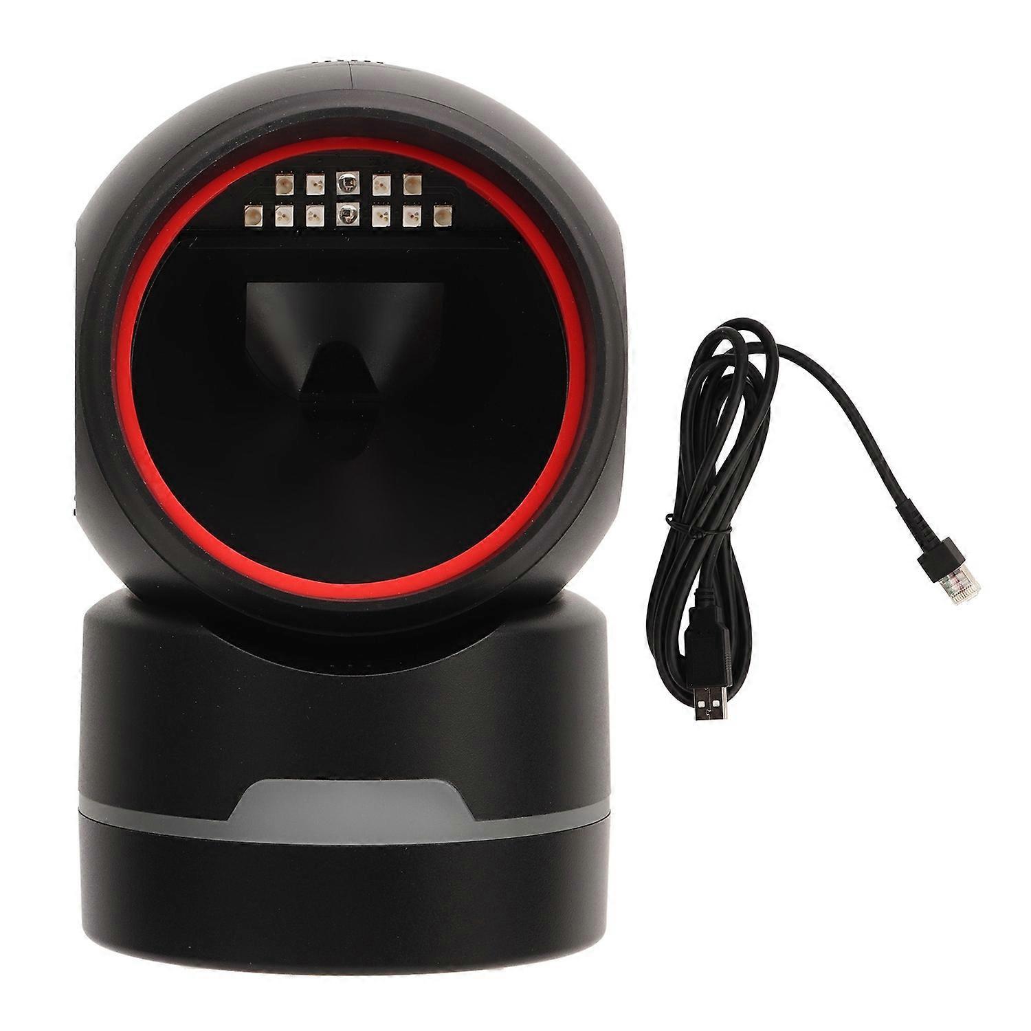 Barcode-scanner Mit Automatischer Erkennung, Weitwinkel, Usb-anschluss, Plug & Play, Freihändig, Desktop-fähig, 1d, 2d, Qr-code, Barcode-scanner
