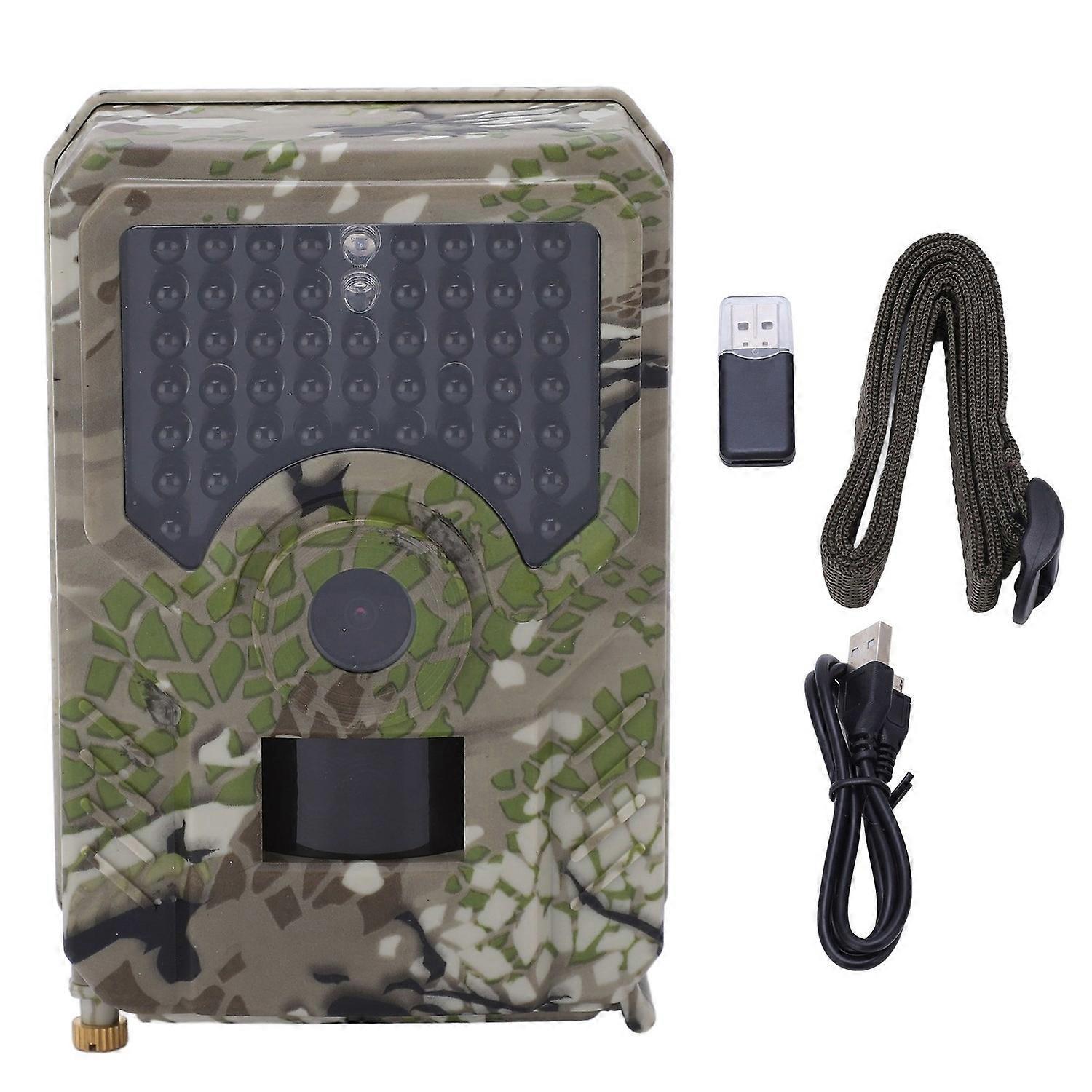 Wildkamera Mit Hoher Auflösung (12 Mp, 1080p), Ip56 Wasserdicht, 0,8 Sekunden Belichtungszeit, Infrarot-kamera Für Die Jagd.
