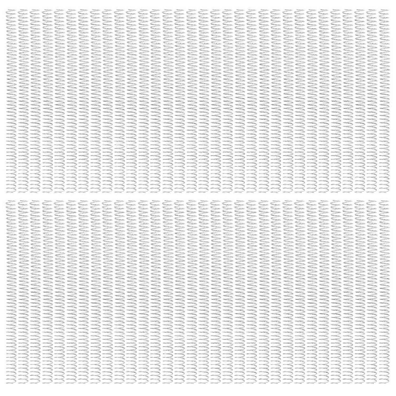 100 Stück Bindespiralen, 16 Mm Durchmesser, 48 Schlaufen, 4:1 Teilung, Kapazität 140 Blatt, A4-spiralbindung