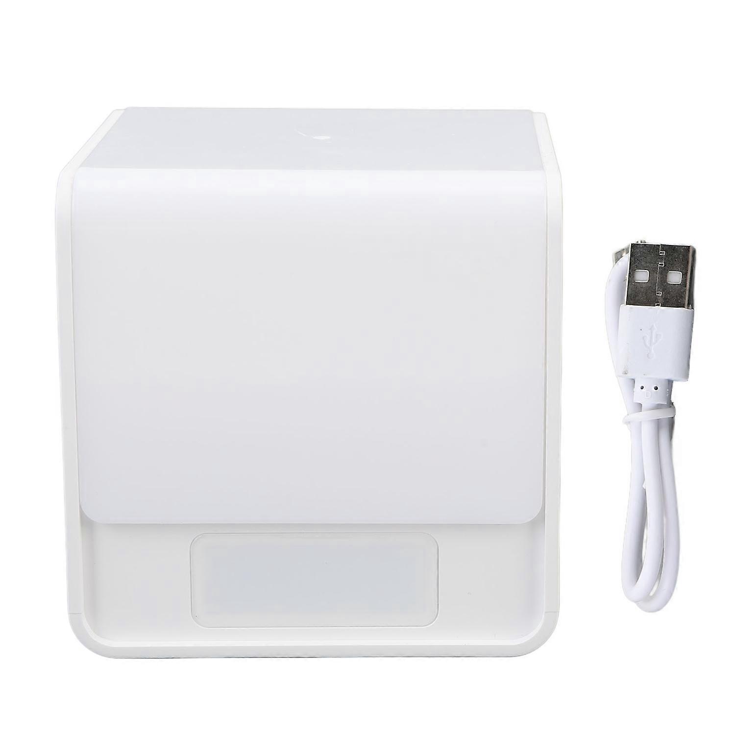 Led-würfel-nachtlicht, 3 Farbtemperaturen, Stufenlos Dimmbar, Usb-aufladbar, Led-würfel-bettlampe