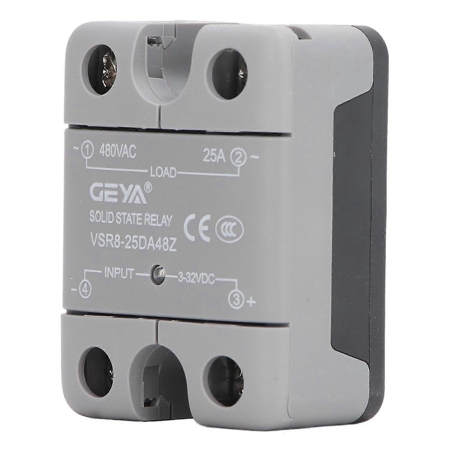 Halbleiterrelais-spannungsregler (dc/ac) Mit Led-anzeige, 3–32 V Dc Eingang, 25 A, 480 V Ac Ausgang
