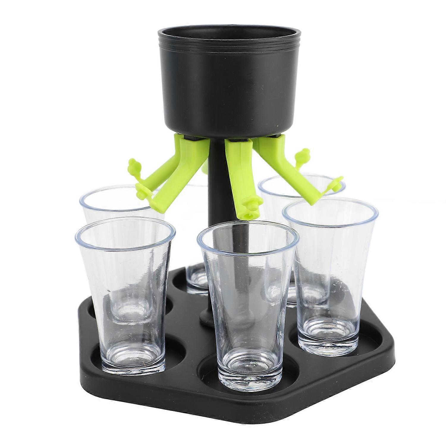 Party-getränke-shot-spender Mit Gleichmäßiger Verteilung Für 6 Shots Inklusive Kunststoffglas Für Die Bar