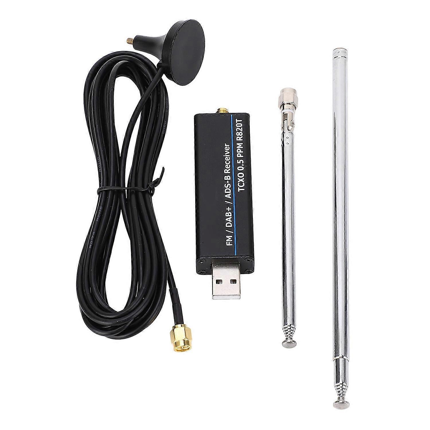 Rtl-sdr-empfänger 100 Khz Bis 1766 Mhz Vollband Rtl2832u R820t2 0,5 Ppm Tcxo Usb Software Defined Radio