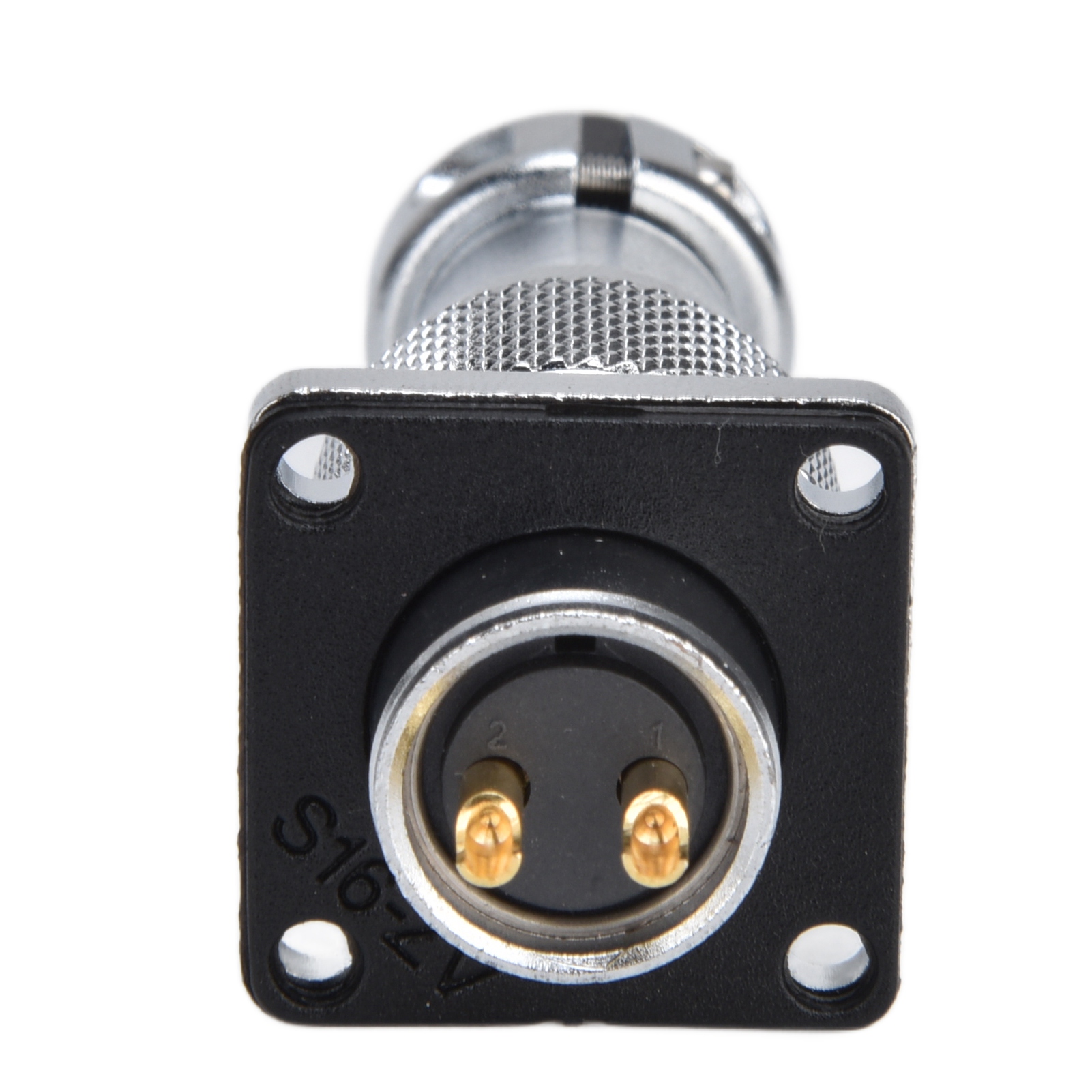 2-poliger Metall-luftfahrtstecker-adapter, Wasserdicht, Zinklegierung, Ws16-luftfahrtstecker, Ac 500 V