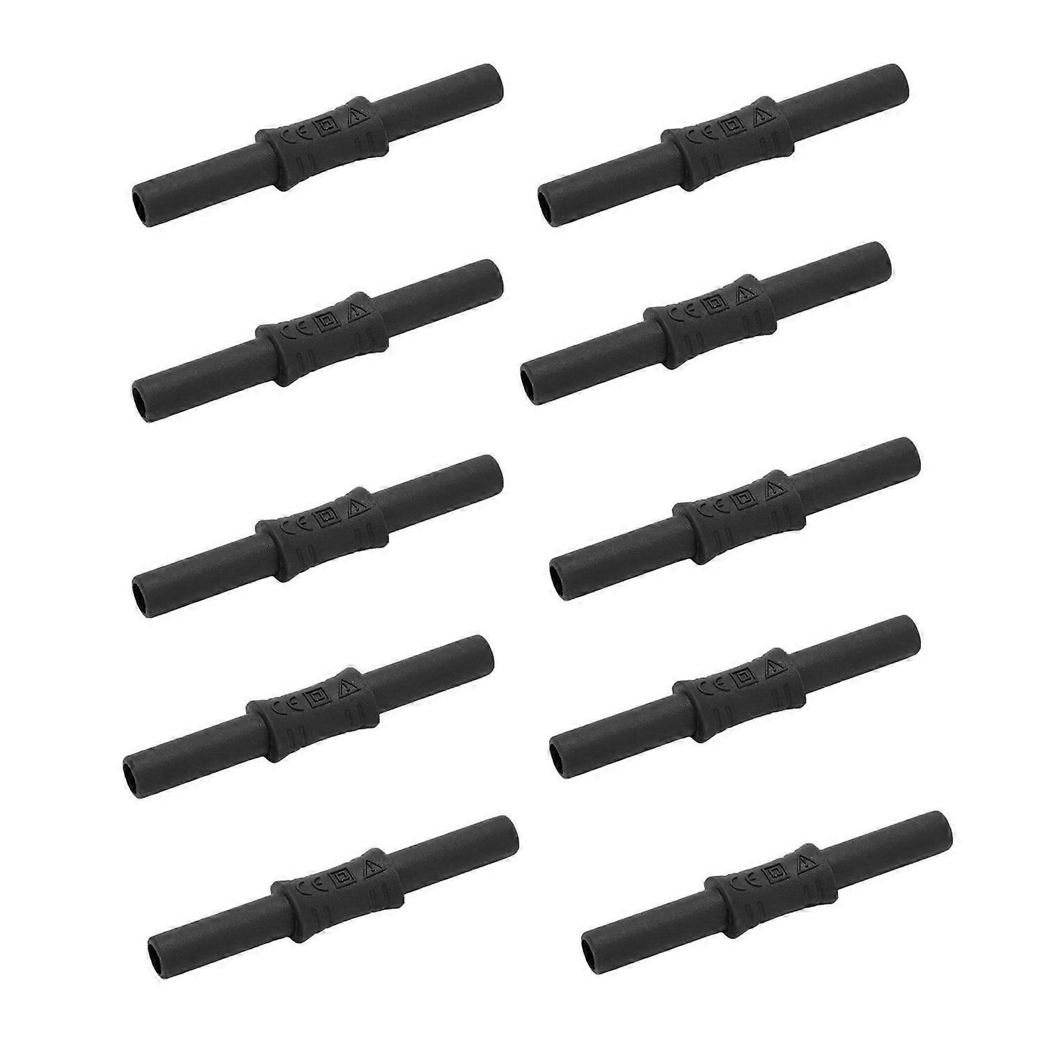 10 Stück J.20009 Bananenstecker-verbinder 4 Mm Buchse Auf Buchse, Isolierte Bananenstecker-verlängerung A