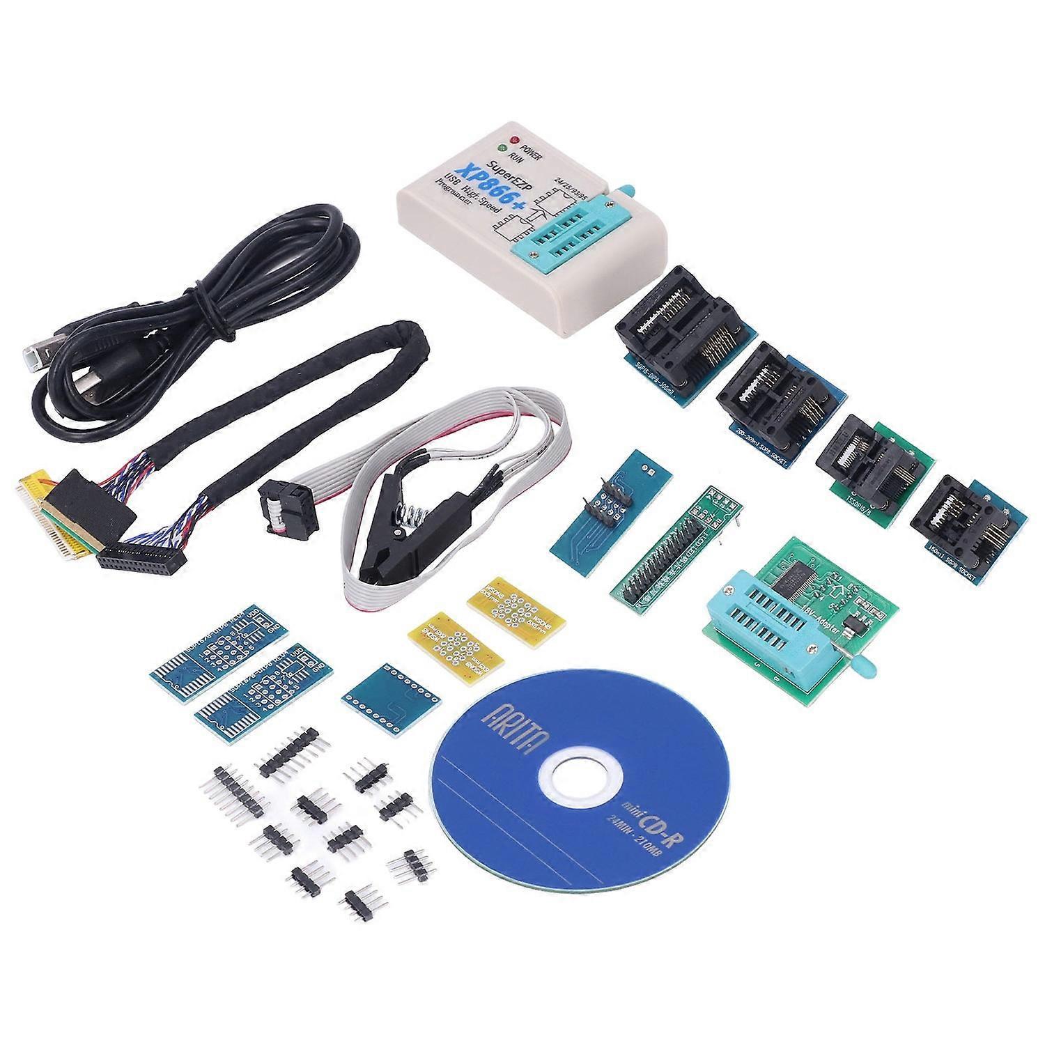 Hochgeschwindigkeits-spi-flash-programmiergerät 24 25 93 Bios-chip-programmiertestclip-adaptermodul-set