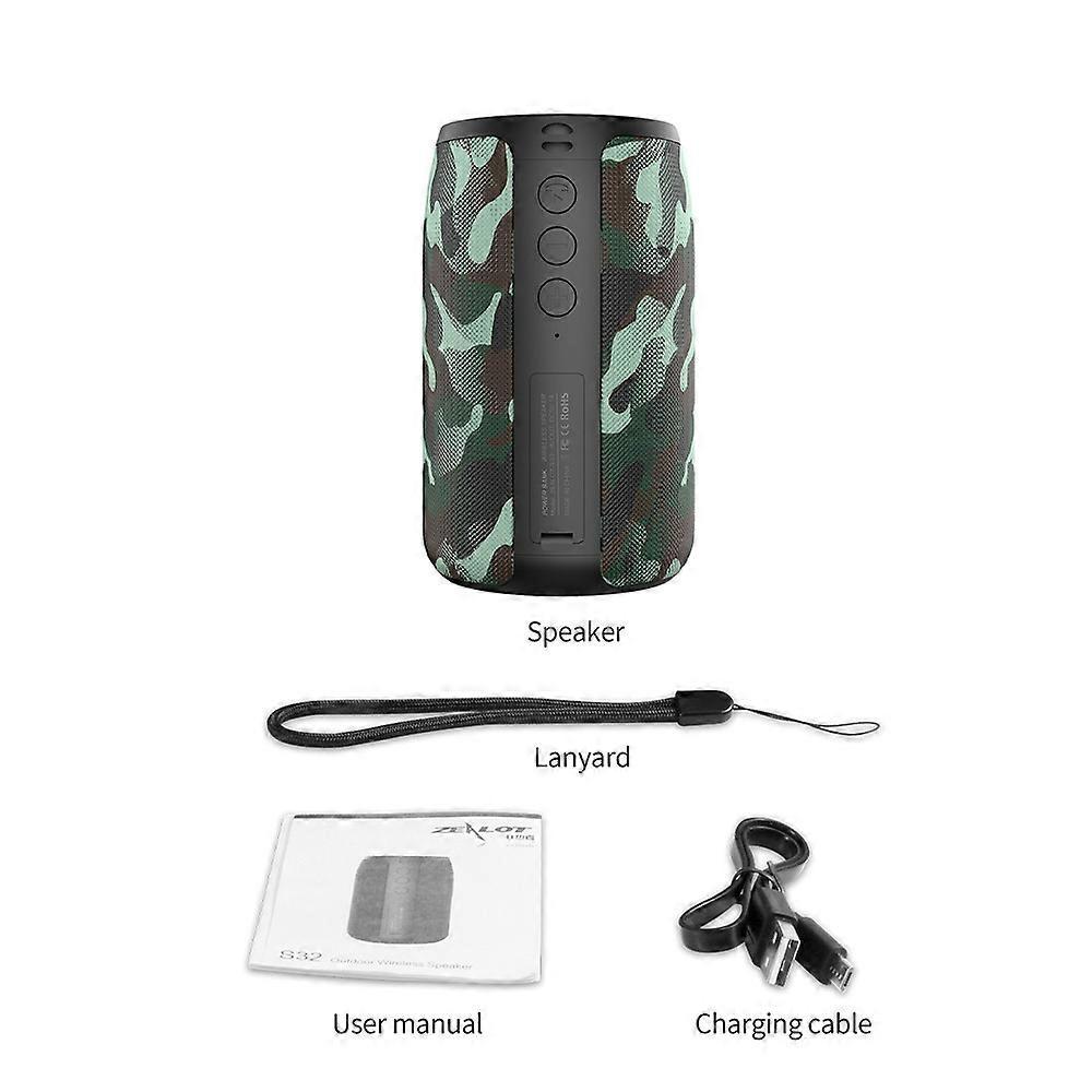 Tragbarer Lautsprecher Mit Geräuschunterdrückung, Bluetooth-funklautsprecher, Wasserdicht, Tws-kopplung, Stereo-bassboost-technologie