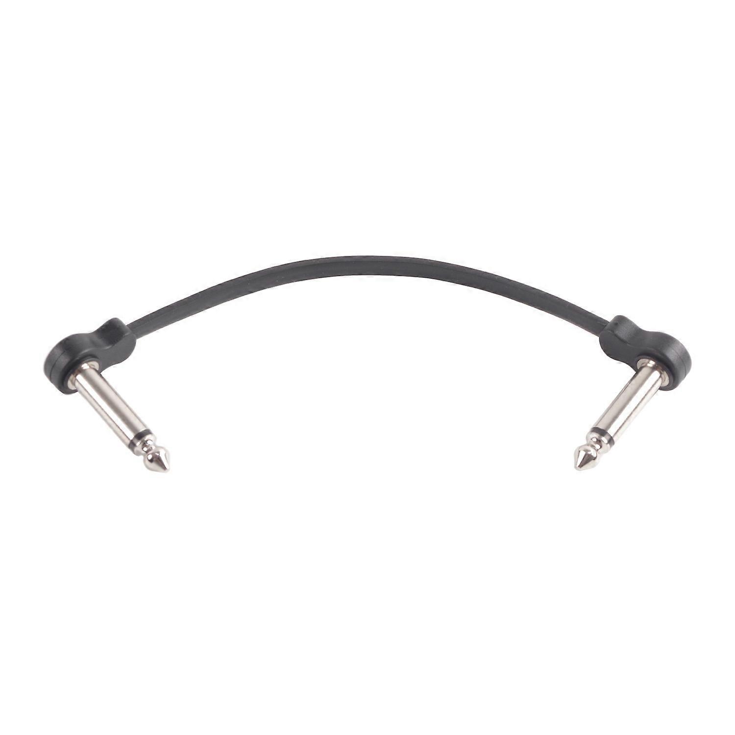 3-teiliges Gitarren-patchkabel Mit 6,35-mm-klinkensteckern (winkelstecker) Und Rauschunterdrückung.