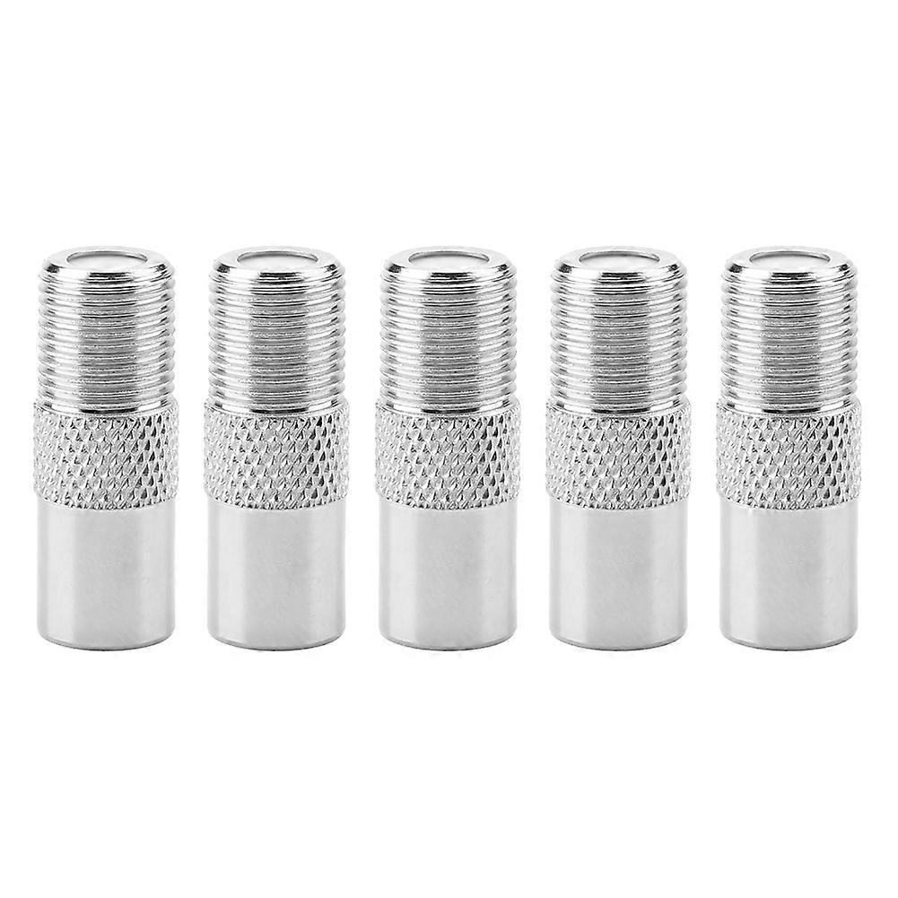 Stück F-buchse Auf Pal-stecker 9,5 Mm Satelliten-tv-koaxial-hf-antennen-kupferadapterstecker