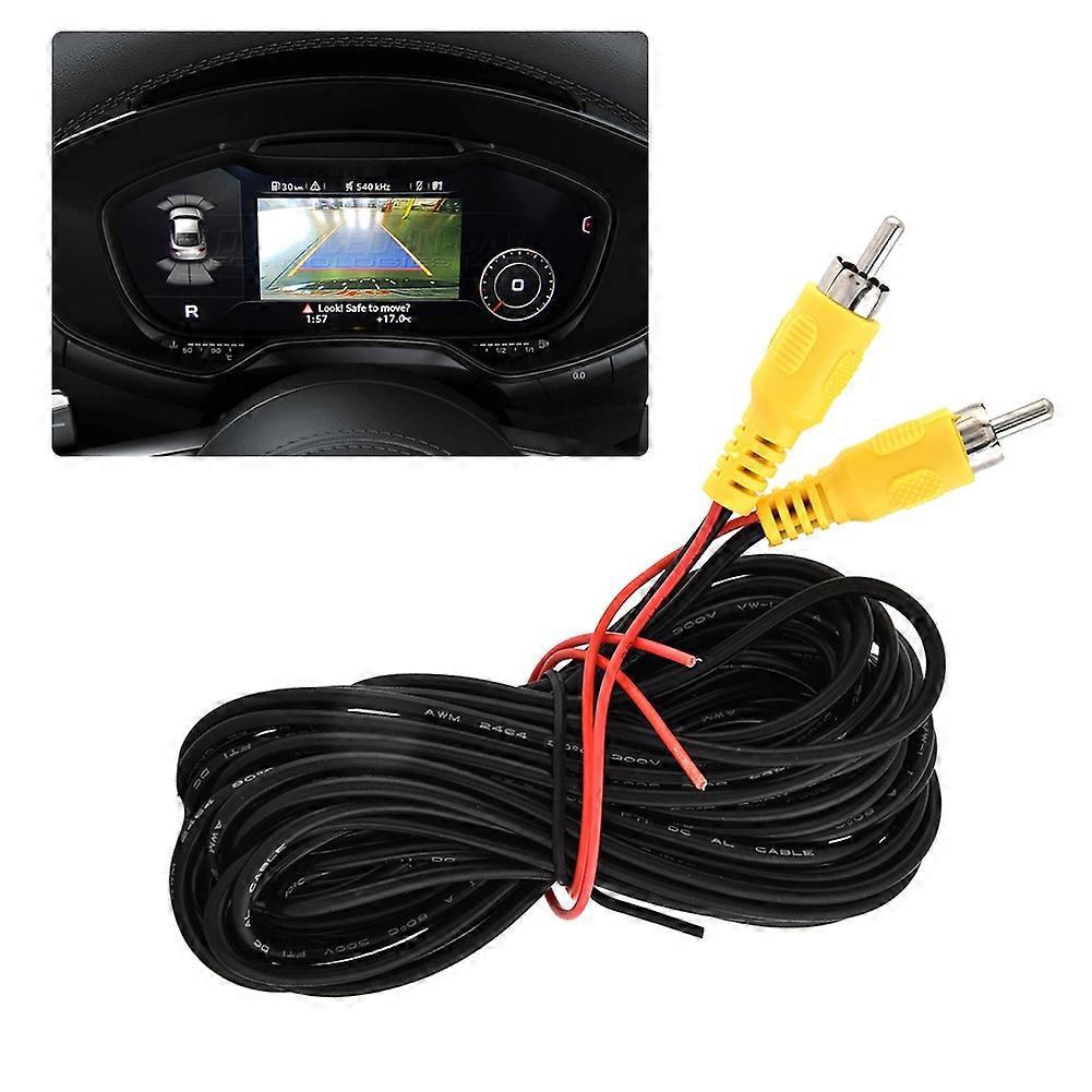 M Langes Rca-videokabel (stecker Auf Stecker) Für Rückfahrkamera Im Auto