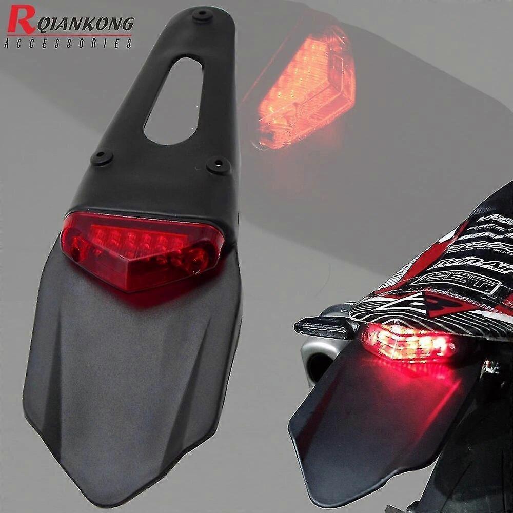 Moto Dirt Bike Hinterradkotflügel Brems-/rücklicht Motocross Kotflügel Led-rücklicht Für Yamaha Yz125 250 250f Xt 660r/660z Tenere--