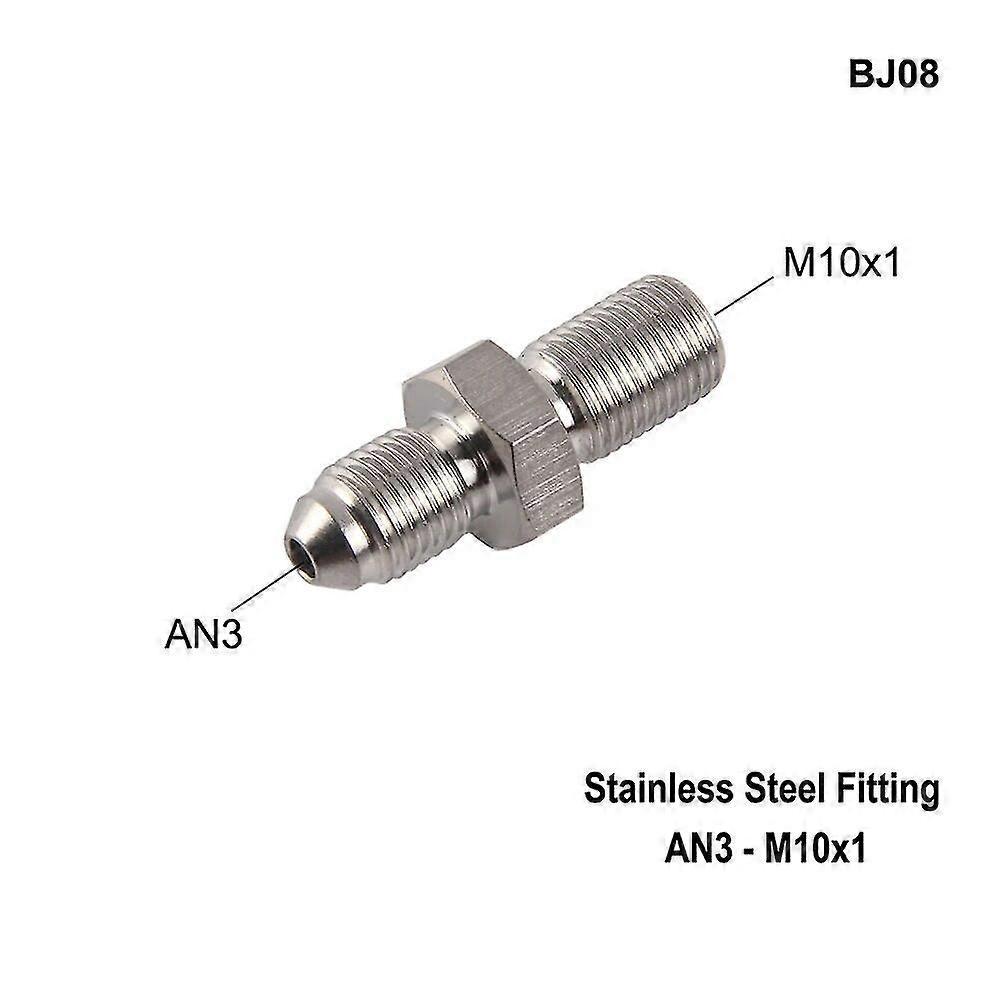 An3 Motorrad-hydraulikbremsleitung Banjo-anschluss M10x1 Edelstahl 10mm--bj08