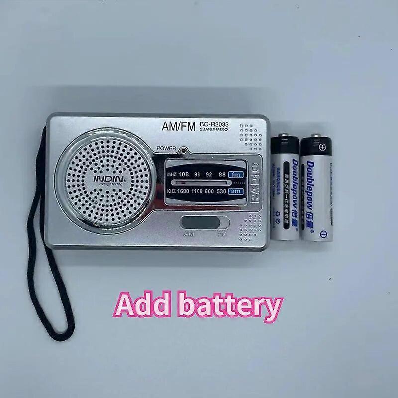Bc-r2033 Am/fm-radio Mit Teleskopantenne, Tragbarer Vollband-radioempfänger, Retro-fm-weltradio Für Senioren – Batterie Erforderlich